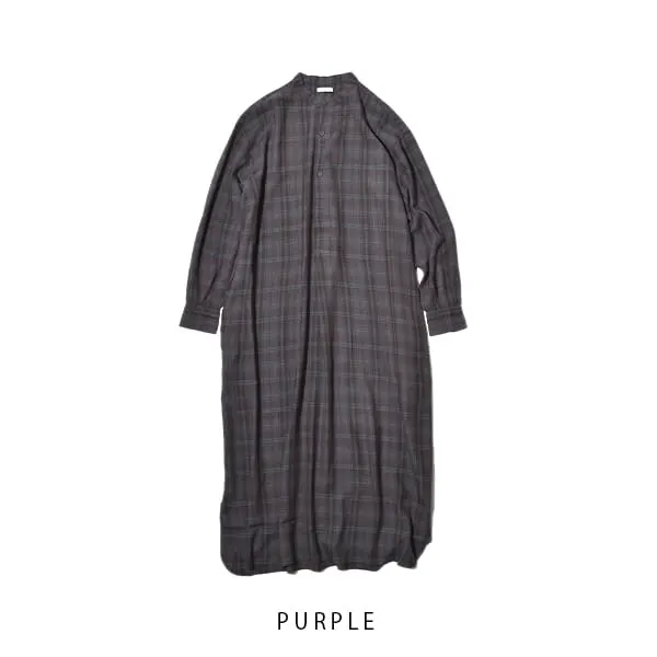 【美品】LENO BANDCOLLAR PULLOVER DRESS ワンピース LENO リノ BAND COLLAR PULLOVER DRESS バンドカラー プル