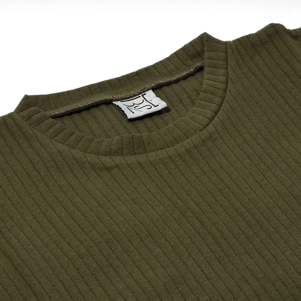 Baserange ベースレンジ SHAW TEE-FLEECE RIB シャウ Tシャツ