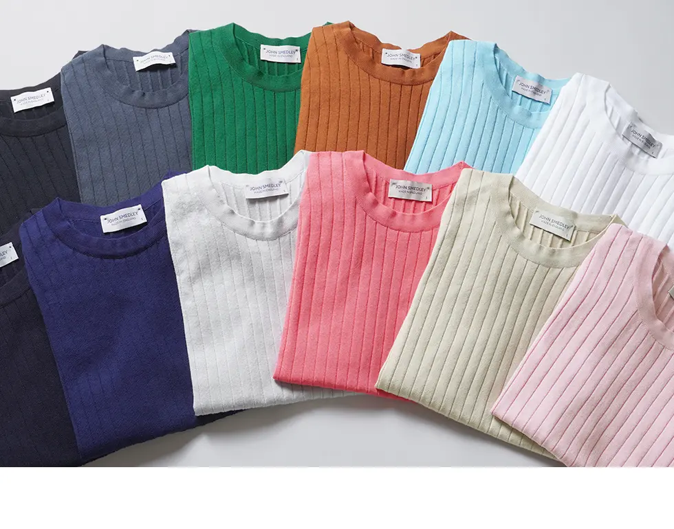 未使用 john smedley クルーネック シーアイランドコットン L 30％OFF】JOHN SMEDLEY（ジョンスメドレー） シーアイランドコットン