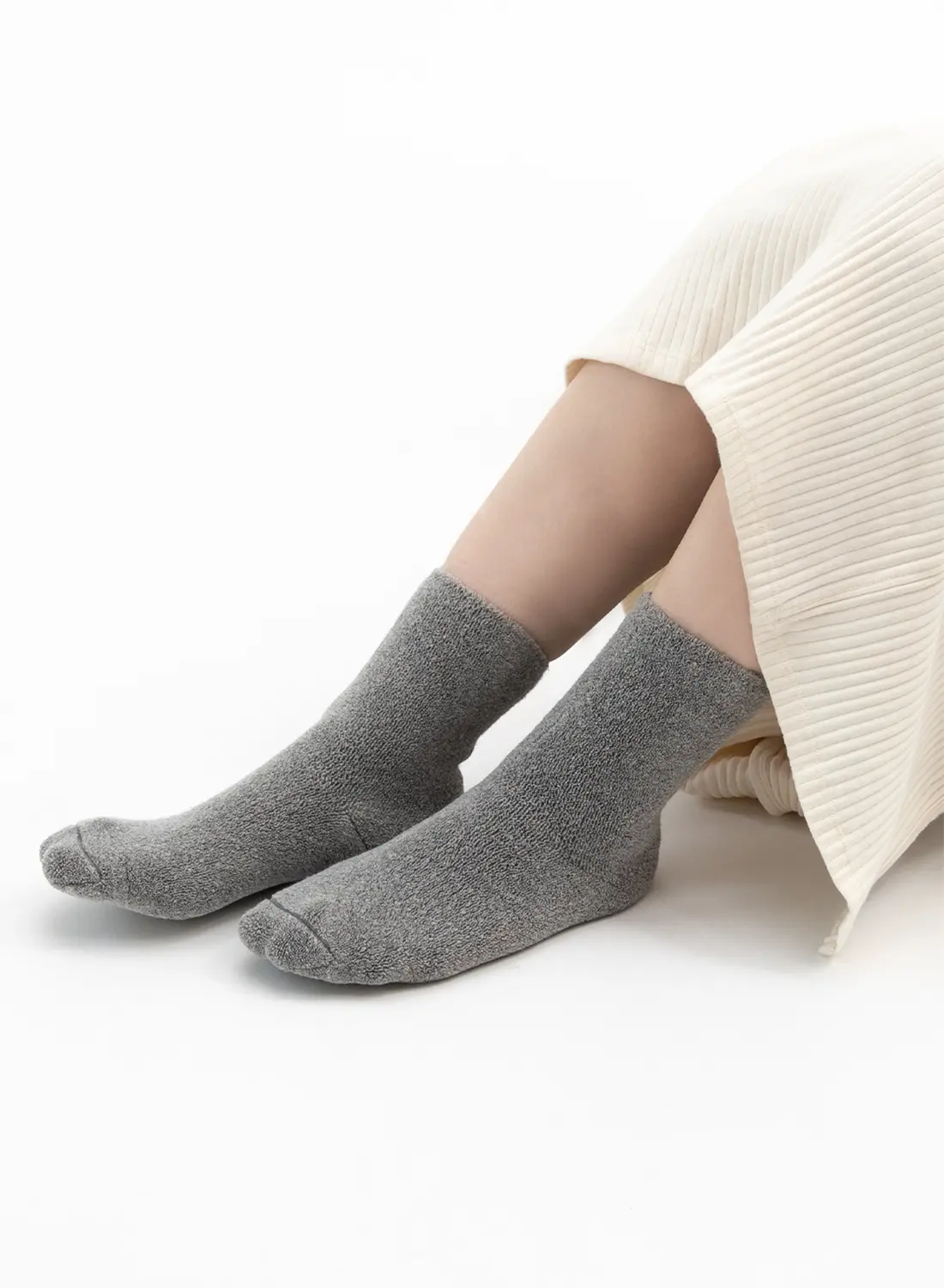 Baserange(ベースレンジ)/BUCKLE OVER ANKLE SOCKS(バックル