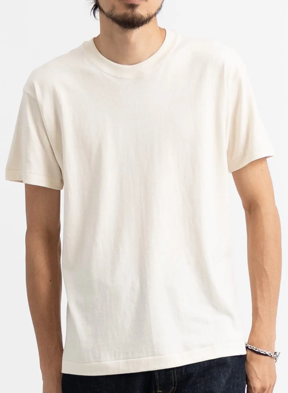 ブラック コットン Tシャツ 日本製 kumeoc-as.jpg