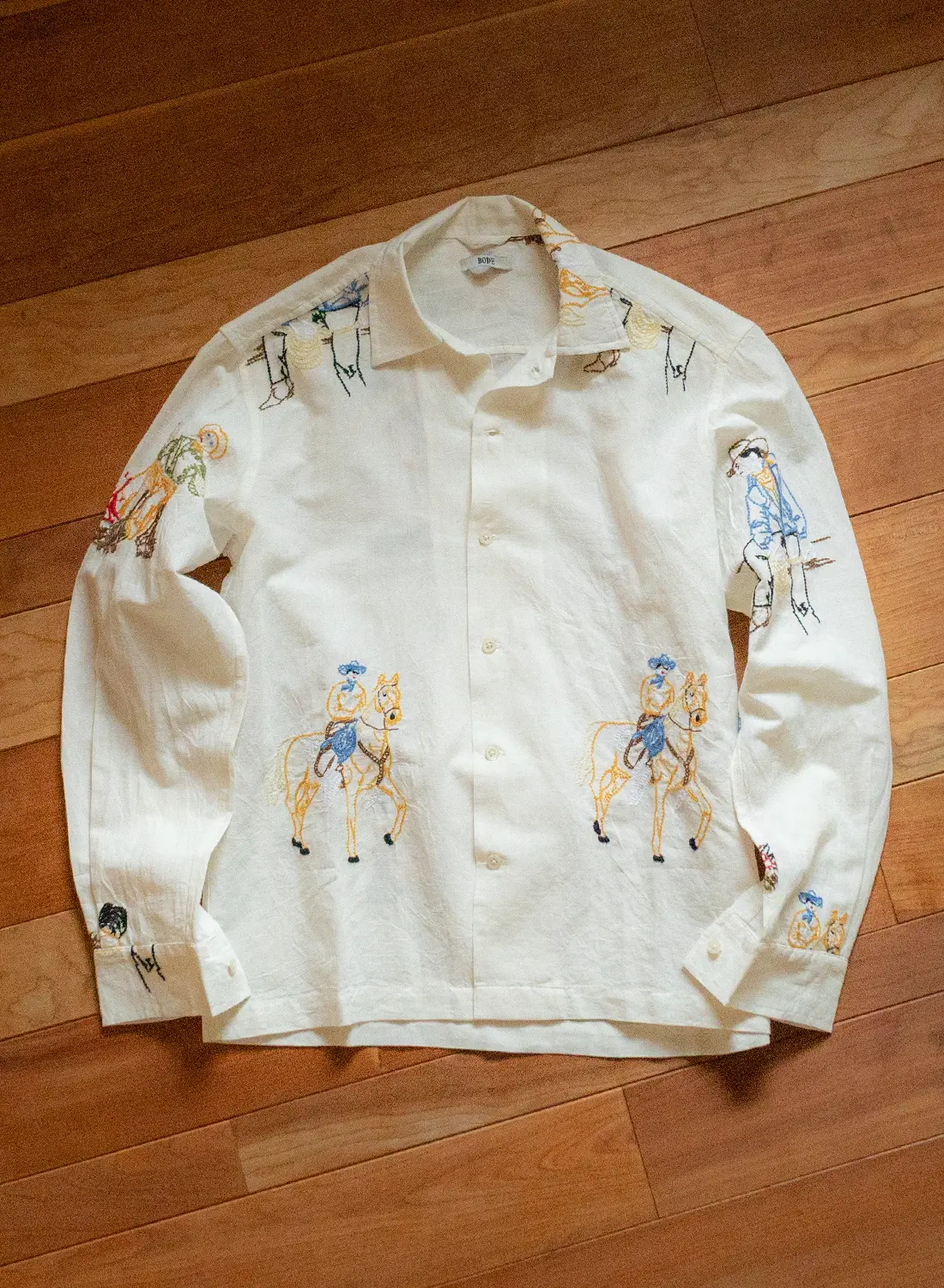BODE/エンブロイダード バッカルー ロングスリーブ シャツ