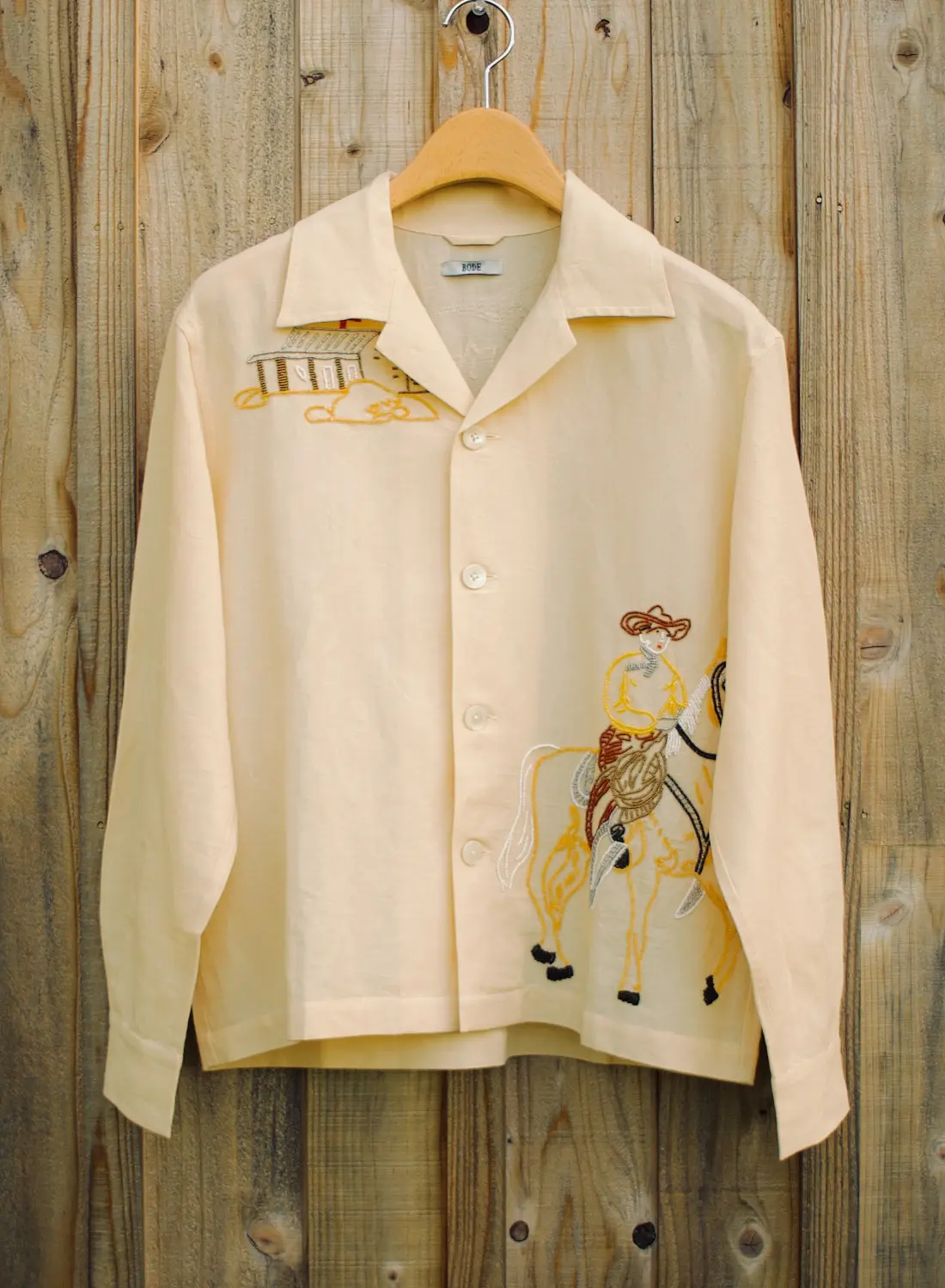 Soleil Fringe Long Sleeve Shirt – BODE