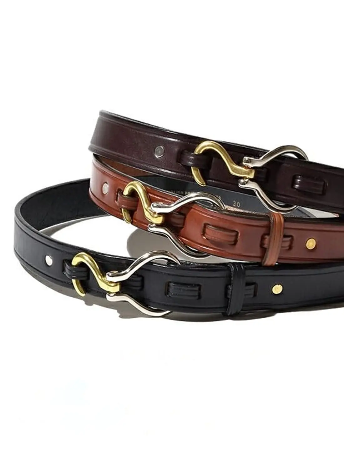 TORY Leather レディース ベルト 30サイズ TORY LEATHER（トリーレザー） フーフピック ベルト 幅30mm