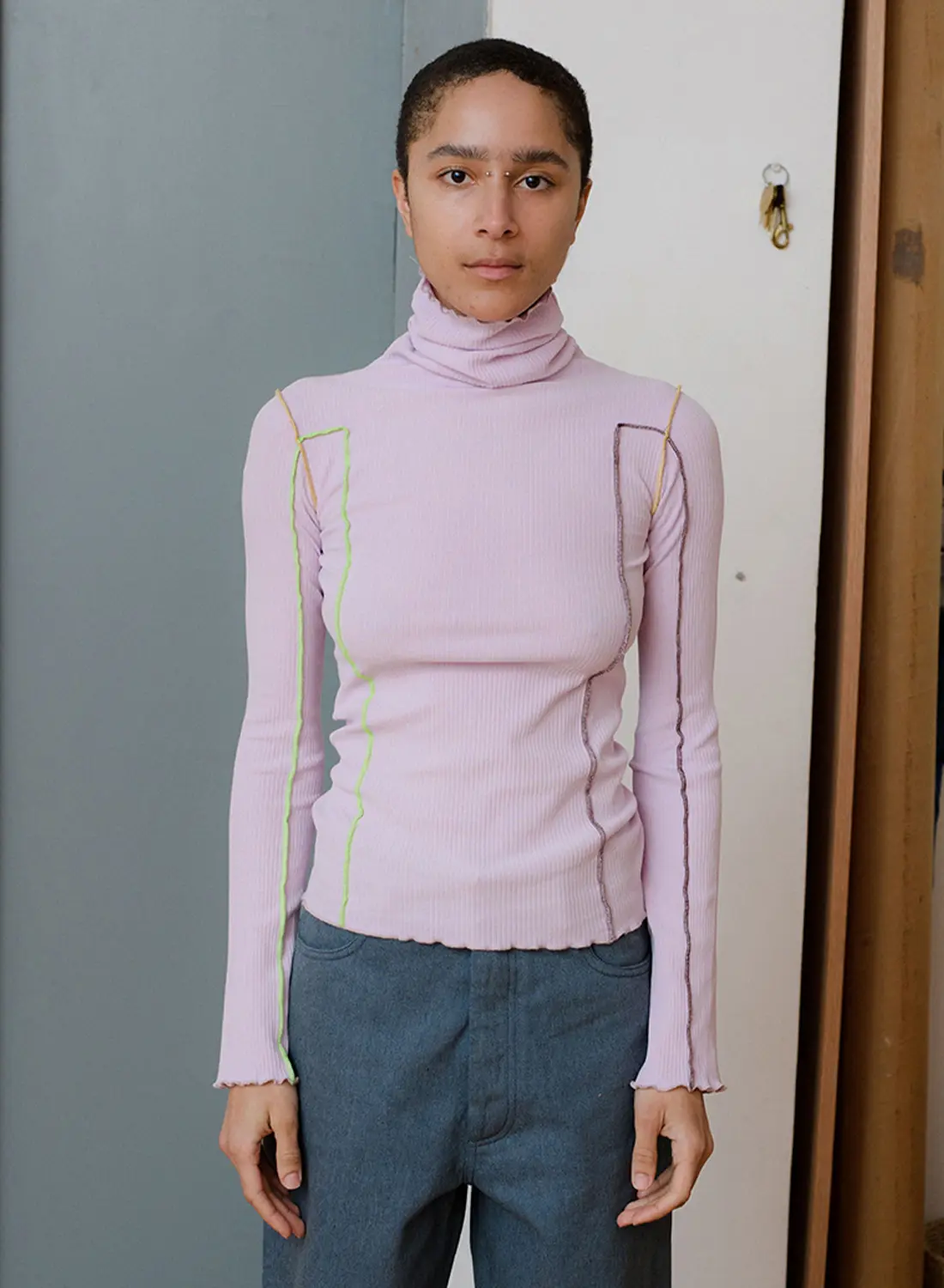  特価ブログのポータルサイト Baserange ベースレンジ OMATO TURTLE NECK COTTON RIB オマト トップス