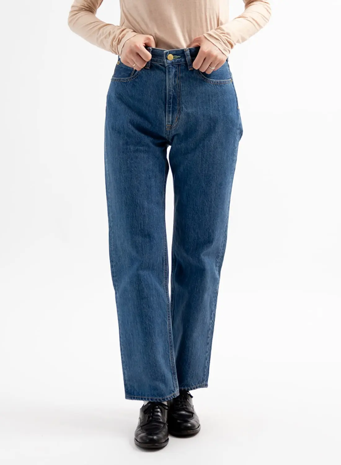 【新品】Tu es mon Tresor トゥエモントレゾア　ストレートデニム Tu es mon Tresor トゥ エ モン トレゾア The Emerald Jean