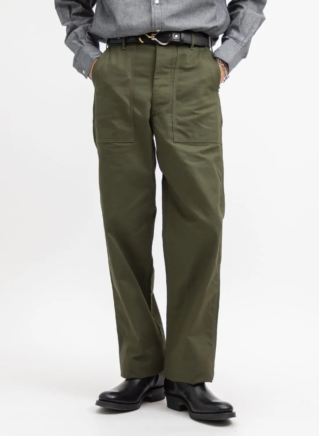 ANATOMICA パンツ カーキ ANATOMICA(アナトミカ)1947 HBT UTILITY PANTS(1947