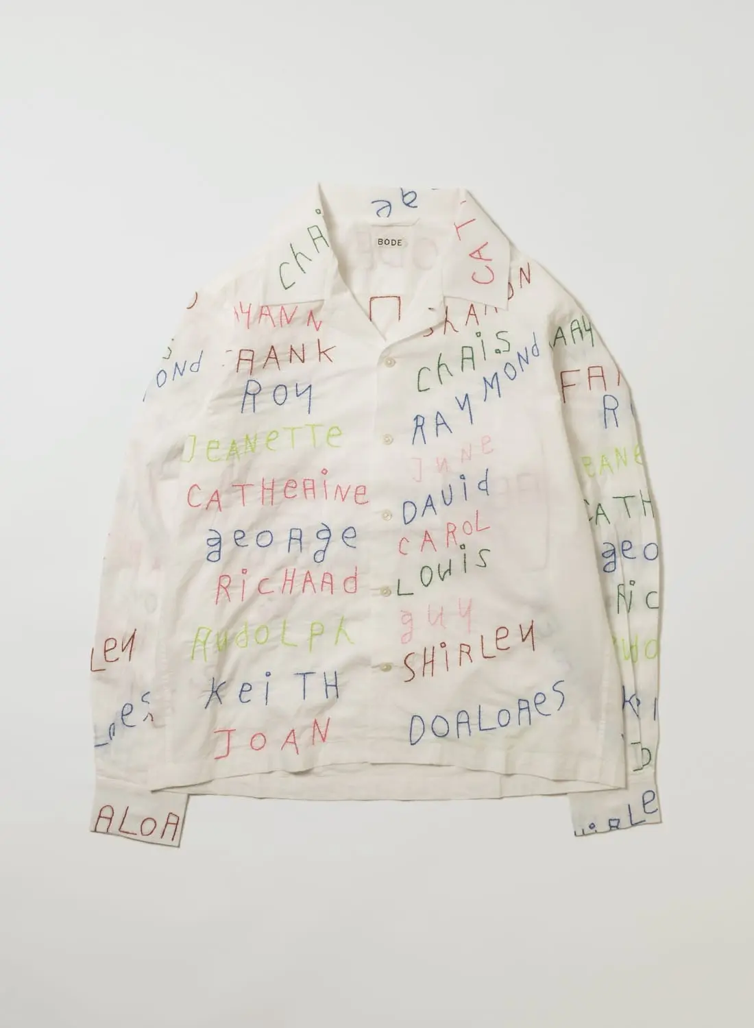 BODE(ボーディ)/FAMILIAL HALL LONG SLEEVE SHIRT(ファミリア