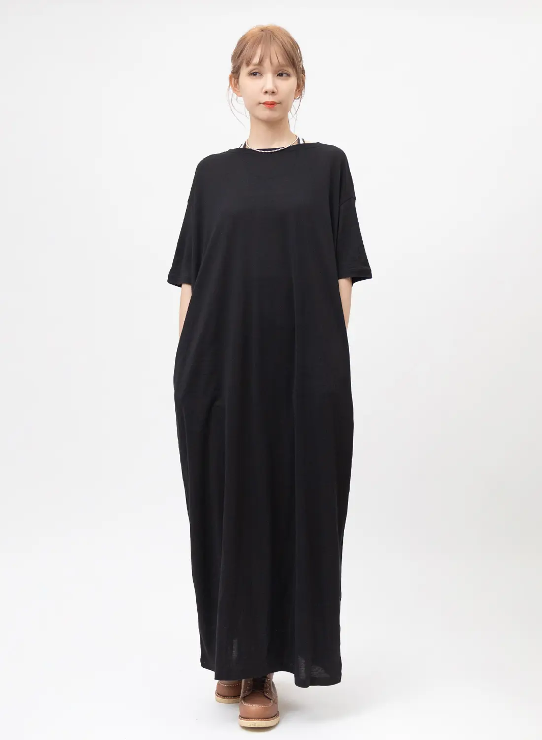 kenjijiシアーズ　モデル535 HAKUJI(ハクジ)/Tencel cotton Dress(テンセル コットン ドレス