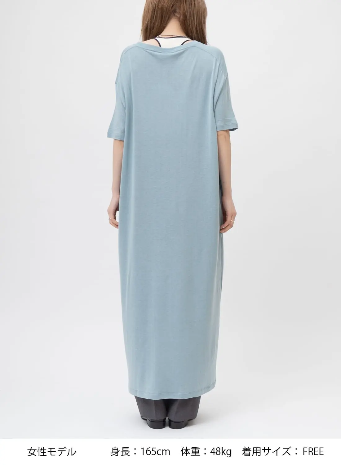 HAKUJI(ハクジ)/Tencel cotton Dress(テンセル コットン ドレス HAKUJI(ハクジ)/Tencel cotton Dress(テンセル コットン ドレス