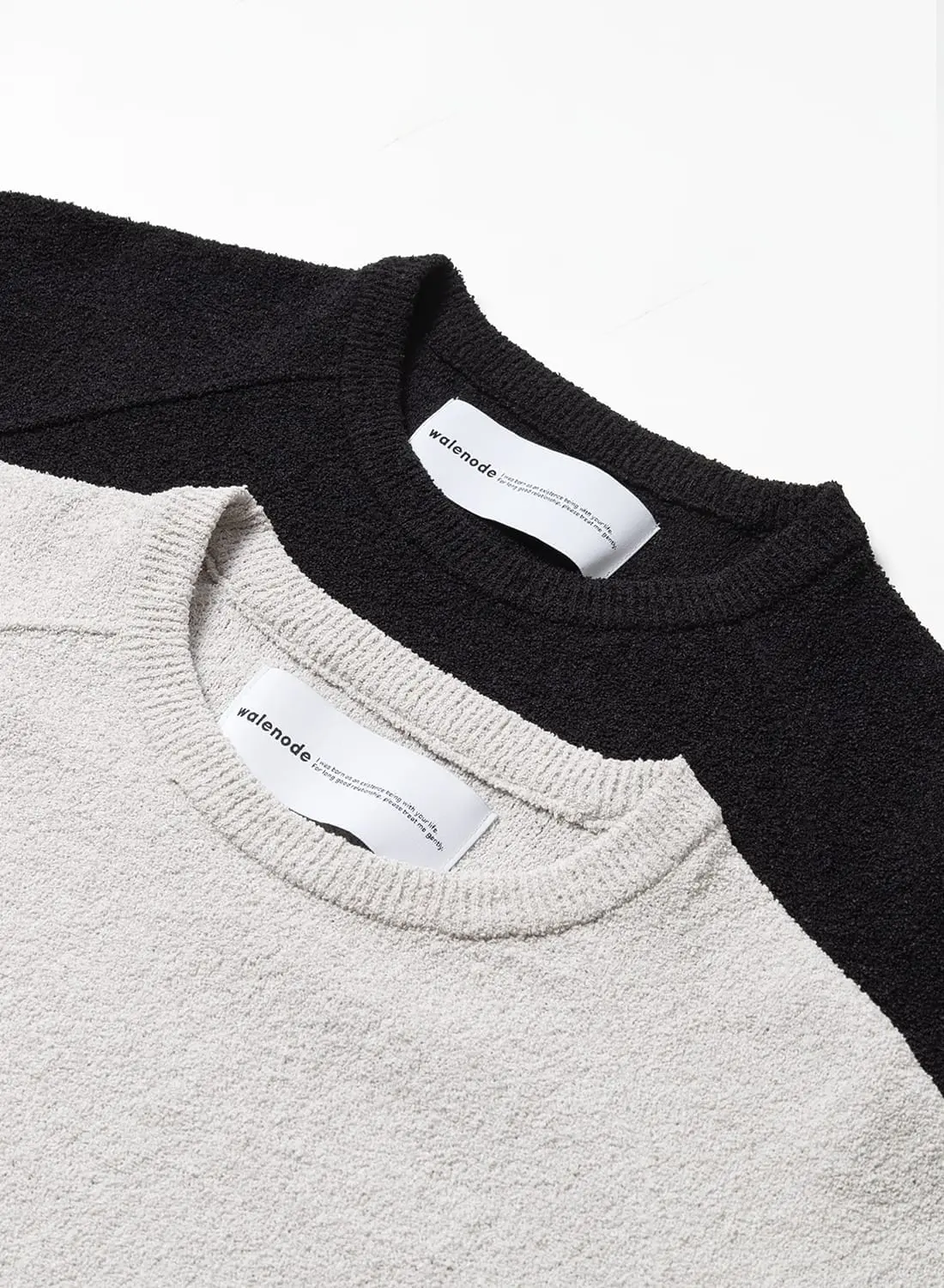 Walenode(ウェルノード)Paper boucle Raglan sleeve T(ペーパー