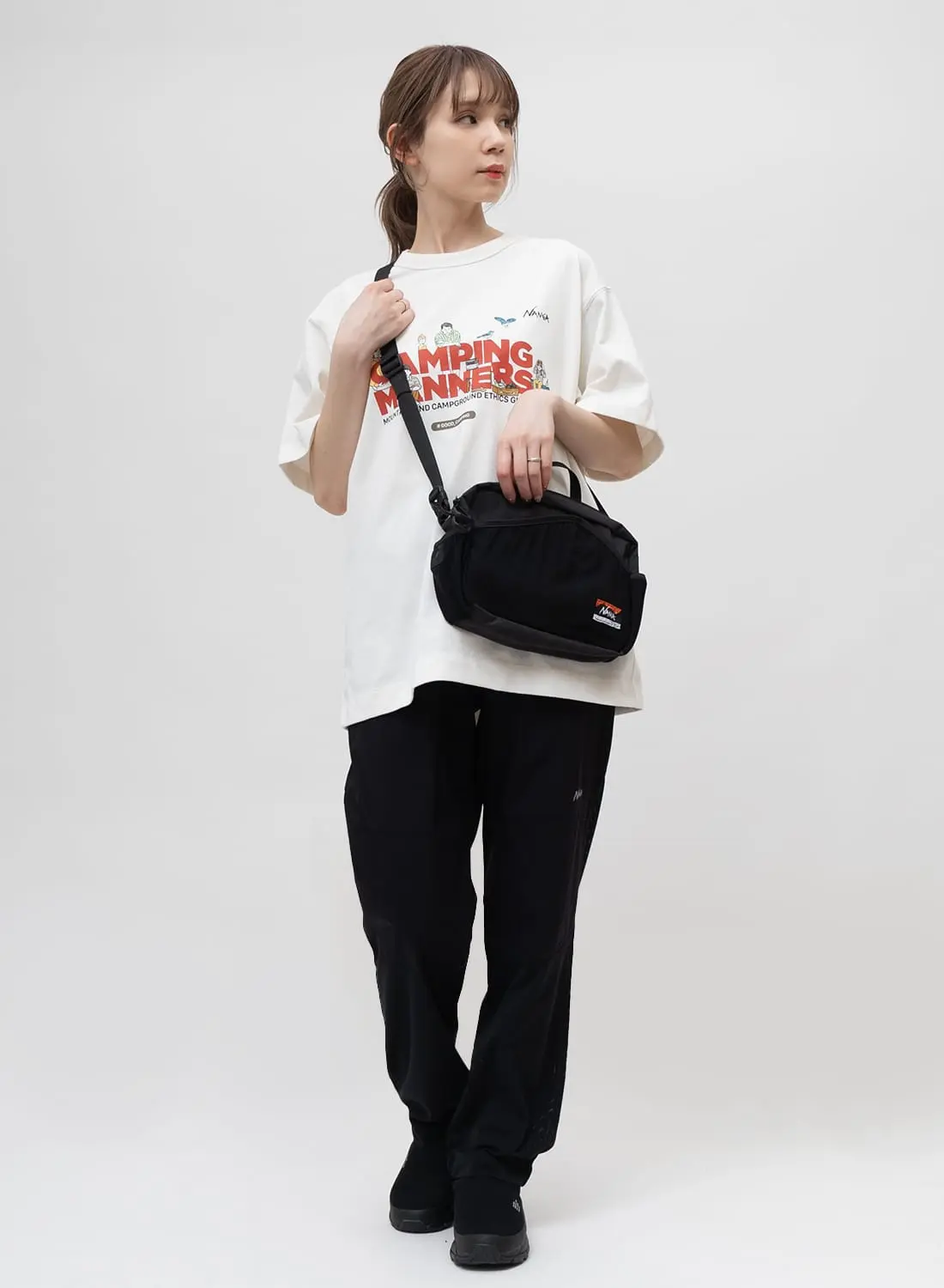 NANGA(ナンガ)/ECO HYBRID CAMPING MANNERS WILD ANIMALS TEE