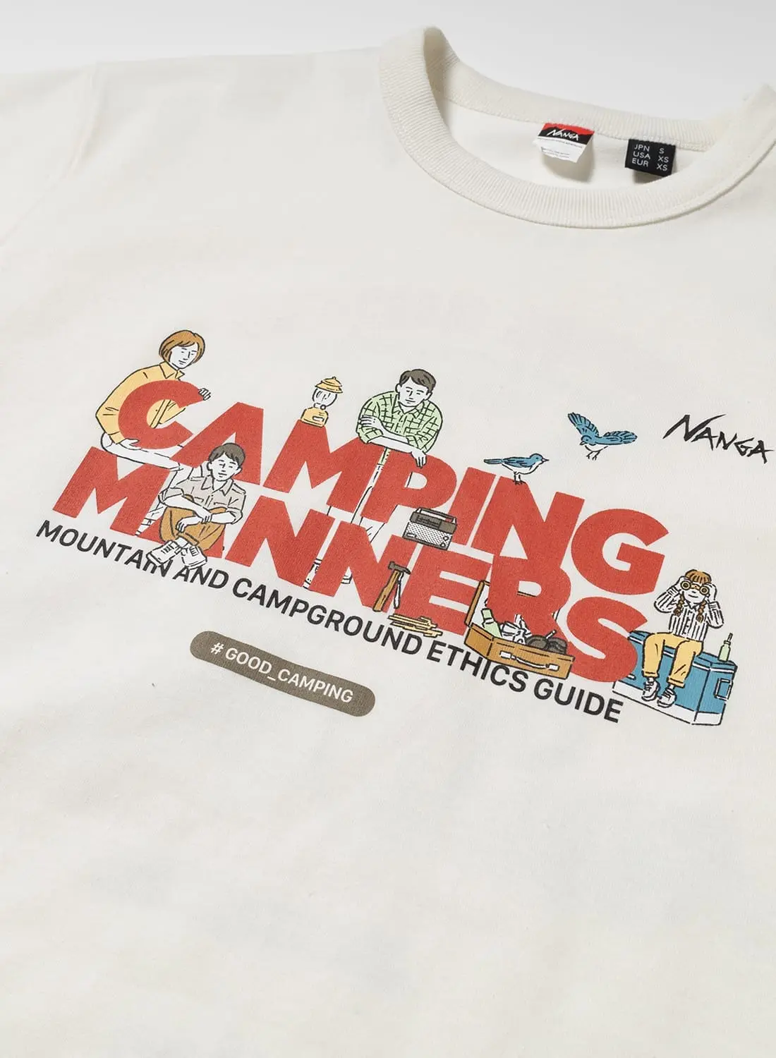 NANGA(ナンガ)/ECO HYBRID CAMPING MANNERS WILD ANIMALS TEE