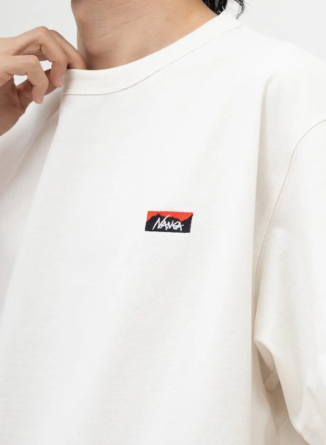 NANGA(ナンガ)/ECO HYBRID BOX LOGO EMBROIDERY TEE(エコ