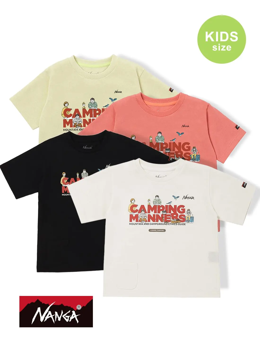 NANGA(ナンガ)/ECO HYBRID CAMPING MANNERS WILD ANIMALS KIDS