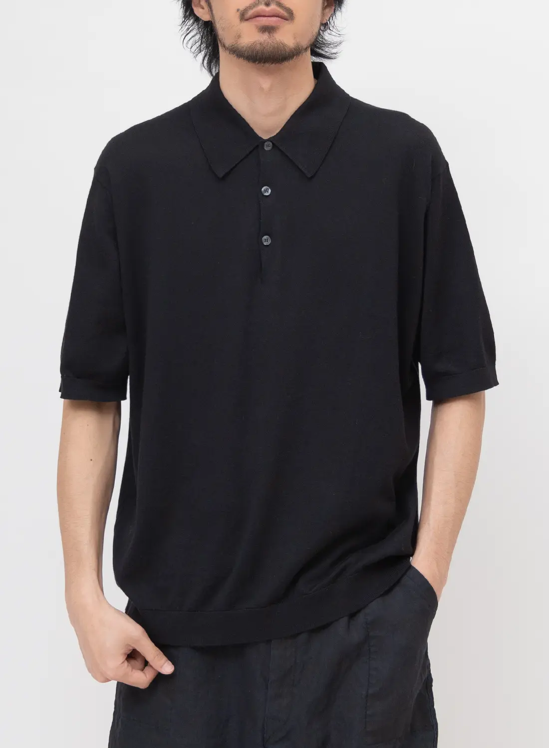 【美品】ジョンスメドレー・ニット・ポロシャツ・サマーウール・現行・近年モデル JOHN SMEDLEY｜ジョンスメドレー日本公式