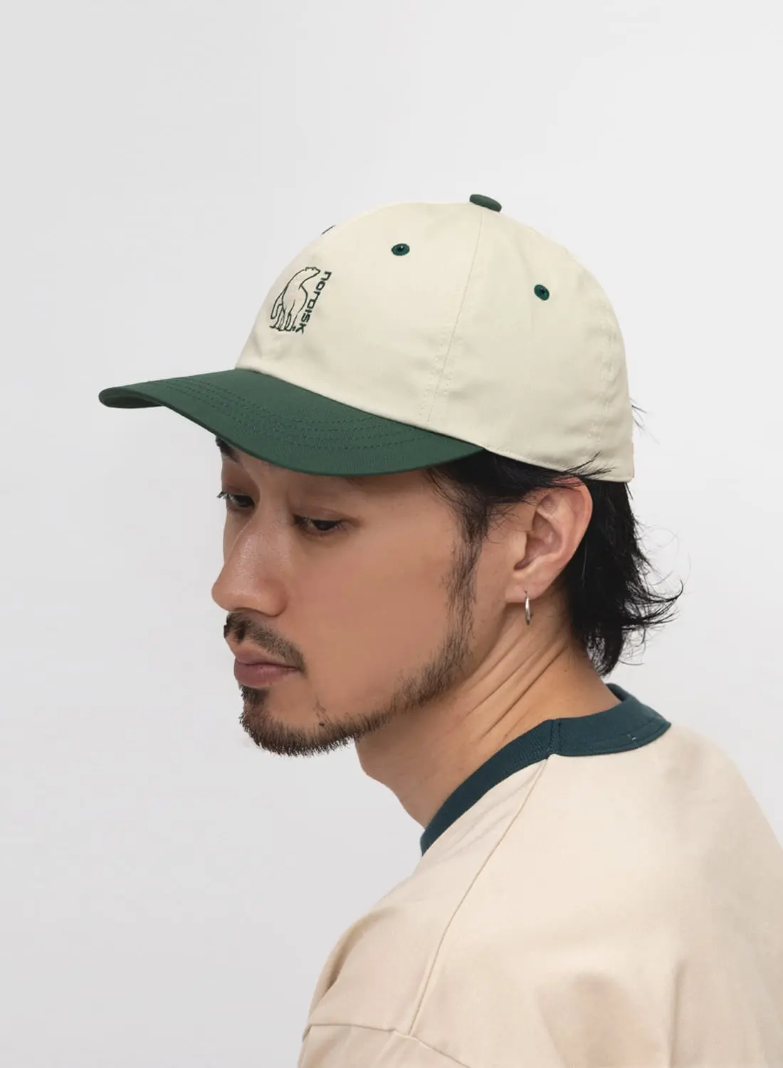 PHILIP BARDOWELL/イン・ザ・カット メロハー NORDISK(ノルディスク)/BEAR EMBROIDERY 6PANEL CAP(ベア エン