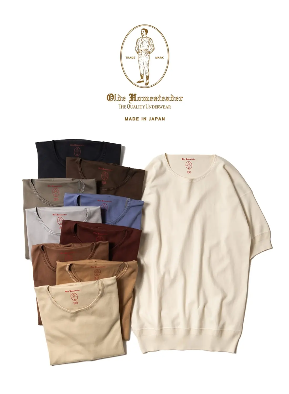 Olde Homesteader オールドホームステッダー 半袖 Tシャツ オールドホームステッダー Olde Homesteader クルーネック