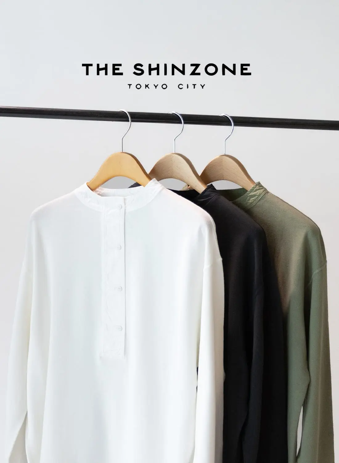 Shinzone MILITARY HENLEY PULLOVER シンゾーン ミリタリー