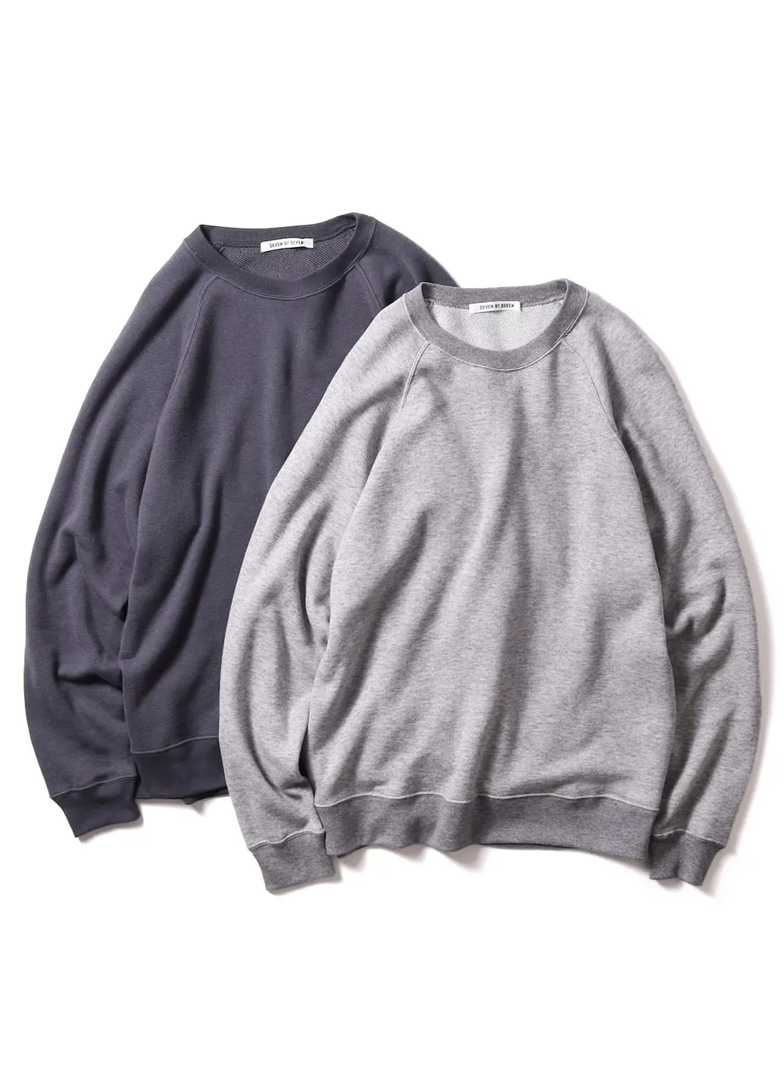 【専用】 SEE SEE RAGLAN CREW スウェット セットアップ セール】【 スウェット セットアップ 】ロゴ刺繍襟付き