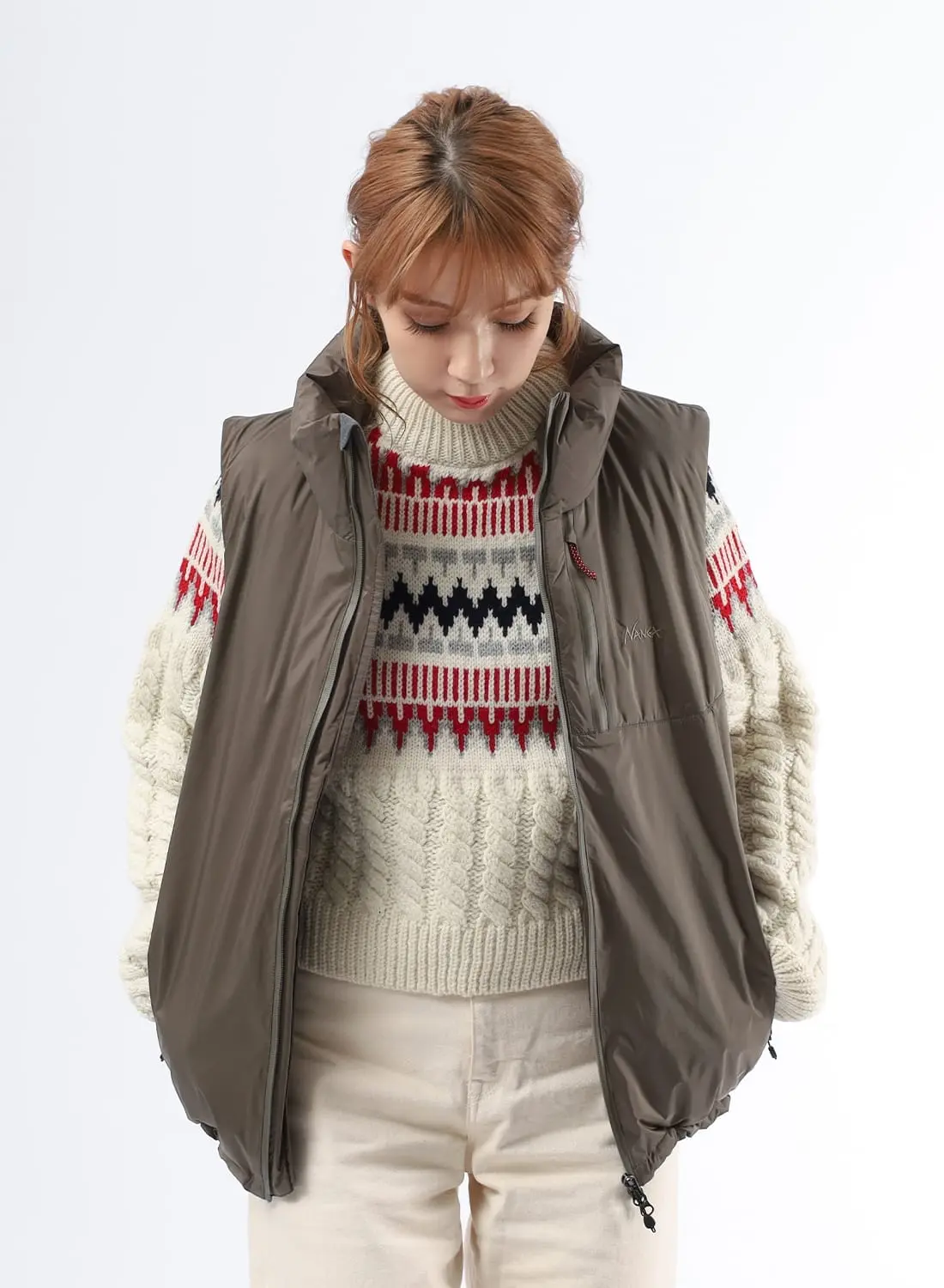 NANGA(ナンガ)AURORA TEX STAND COLLAR DOWN VEST(オーロラ NANGA(ナンガ)AURORA TEX STAND COLLAR DOWN VEST(オーロラ
