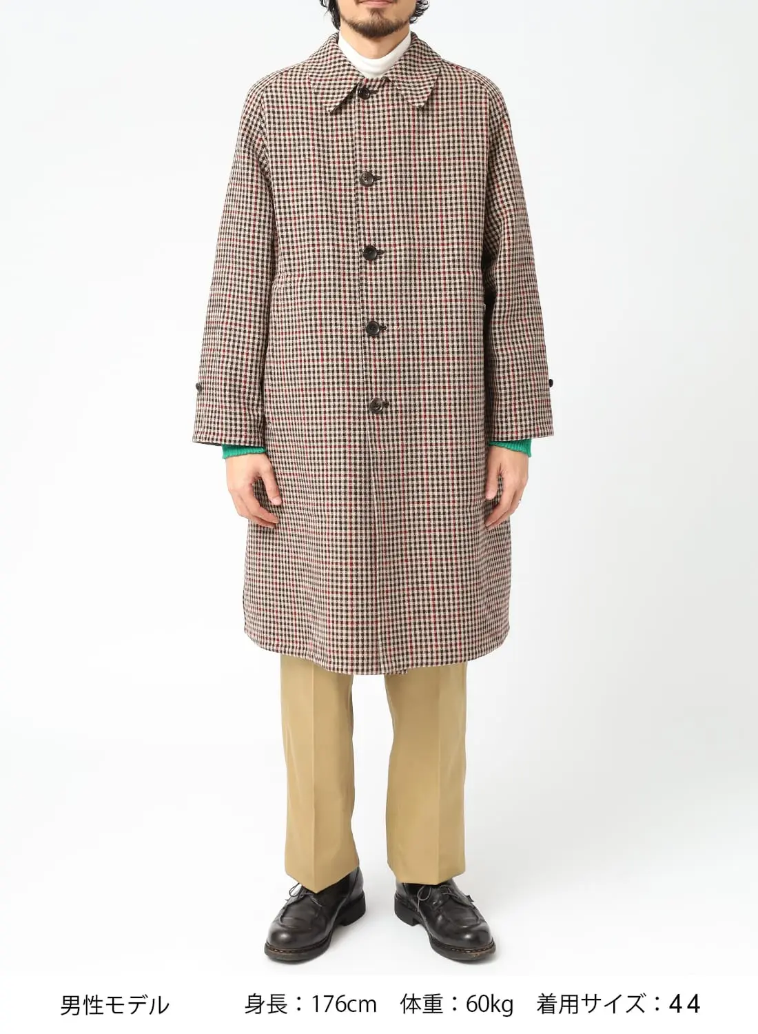 アナトミカ シングルラグランコート　リバーシブル　サイズ44 ANATOMICA / Single Raglan CoatⅡ “Reversible” | ARCH STELLAR