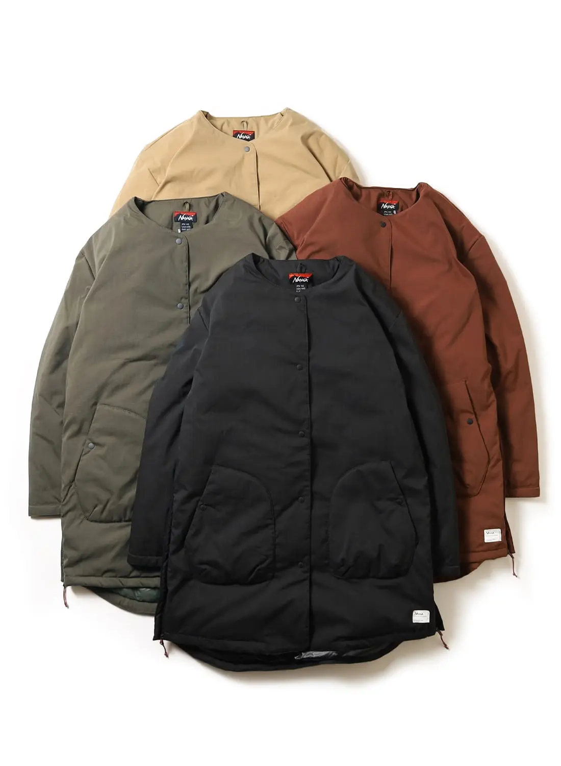 NANGA ヒノックリップストップインナー ダウン カーディガンBROWN-XL NANGA（ナンガ）HINOC RIPSTOP INNER DOWN CARDIGAN（ヒノック