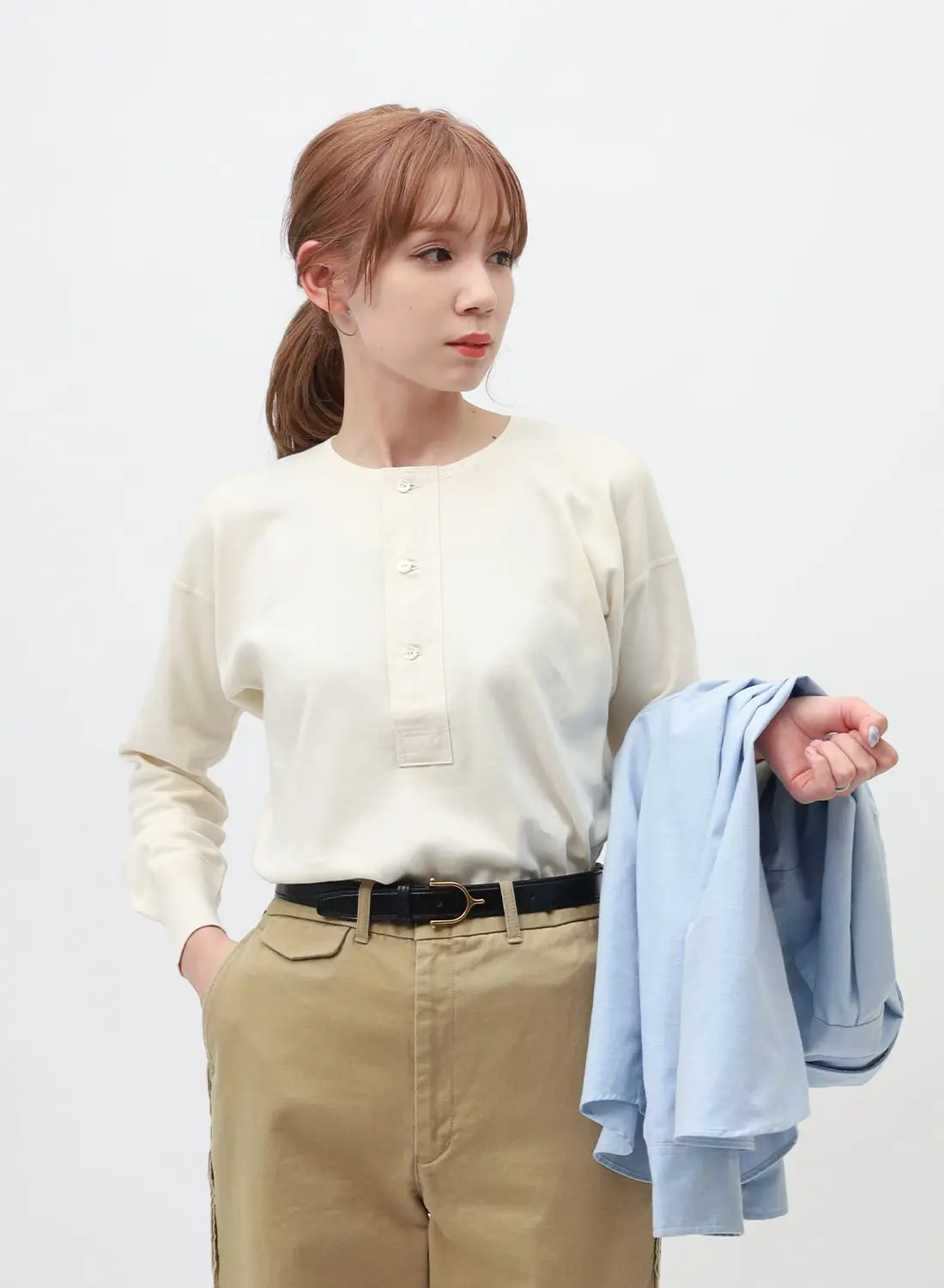 HENLEY NECK LONG SLEEVE|ヘンリーネック ロングスリーブヘンリー