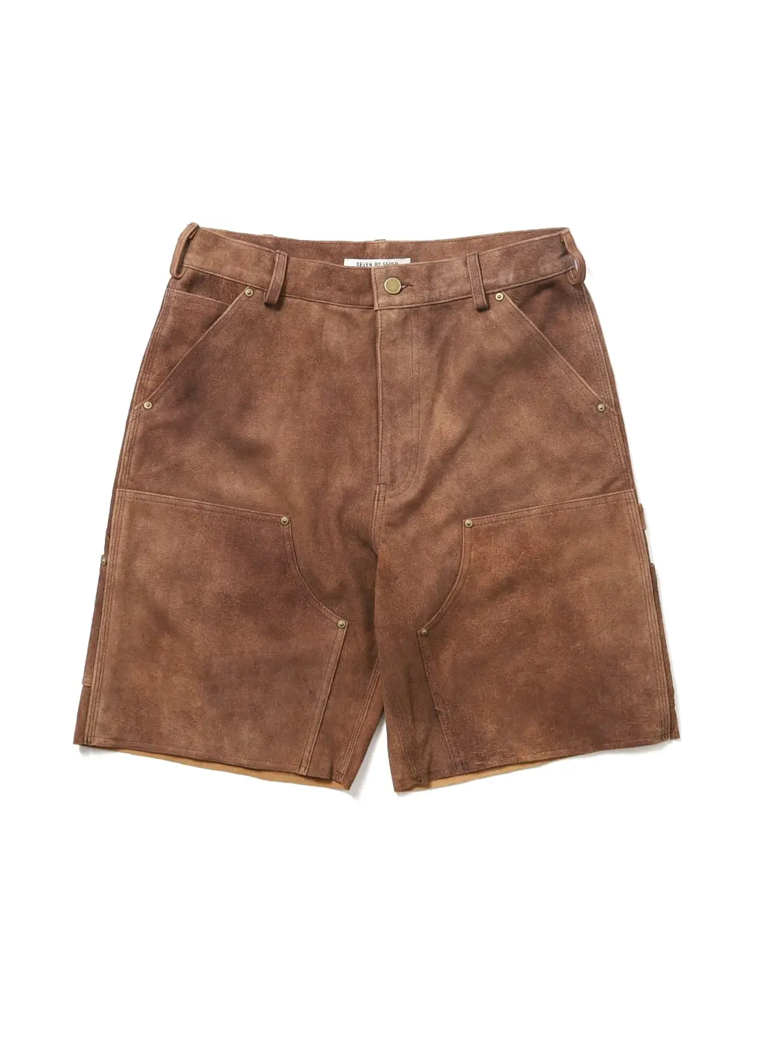 セブンバイセブン　7×7 sevenbyseven レザーパンツ24ss 新品 LEATHER SHORT PANTS -Sheep leather- | SEVEN BY SEVEN
