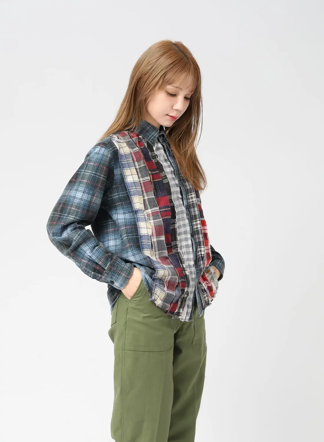 Rebuild By Needles（リビルドバイニードルズ）Flannel Shirt