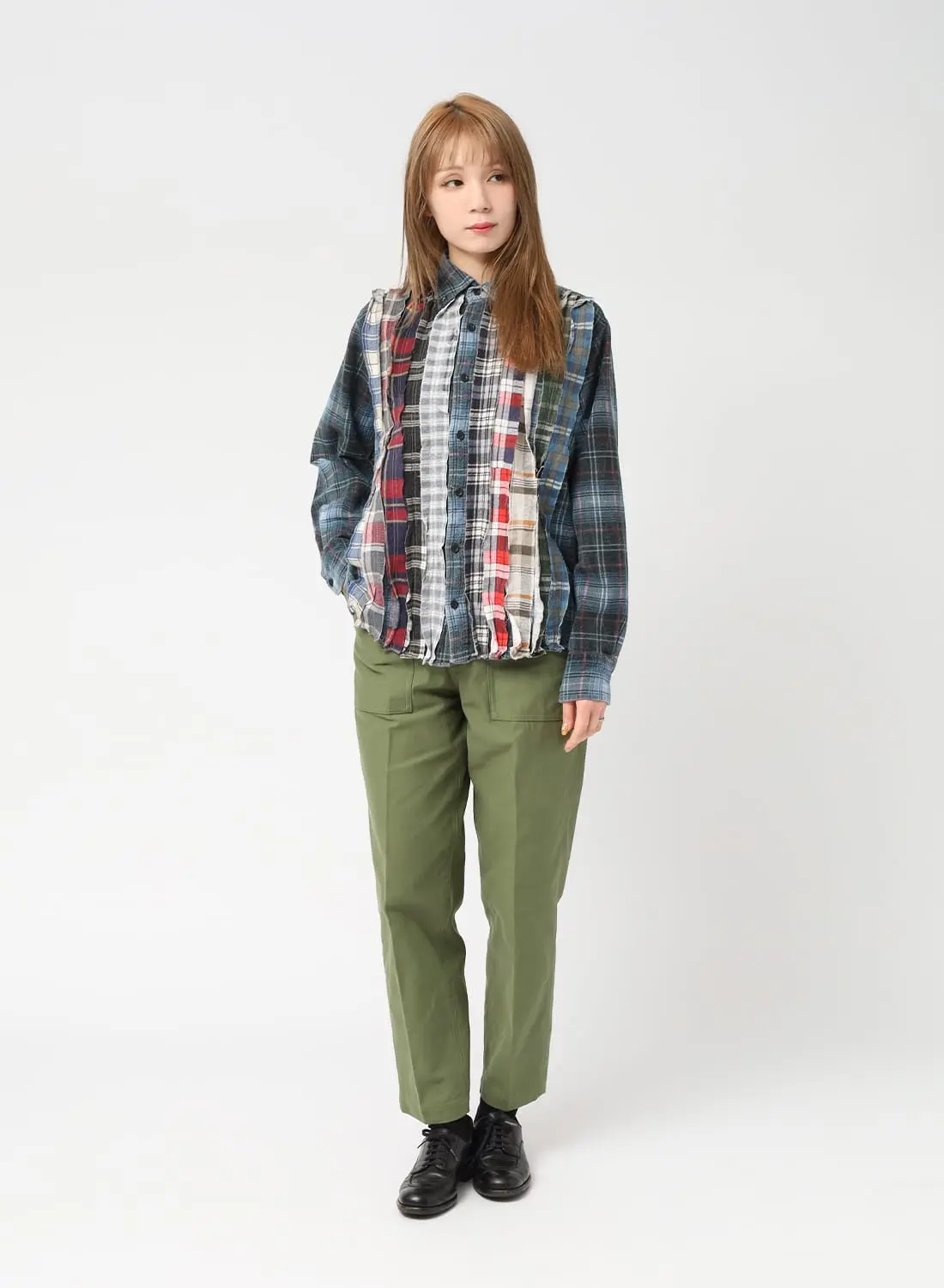 Rebuild By Needles（リビルドバイニードルズ）Flannel Shirt