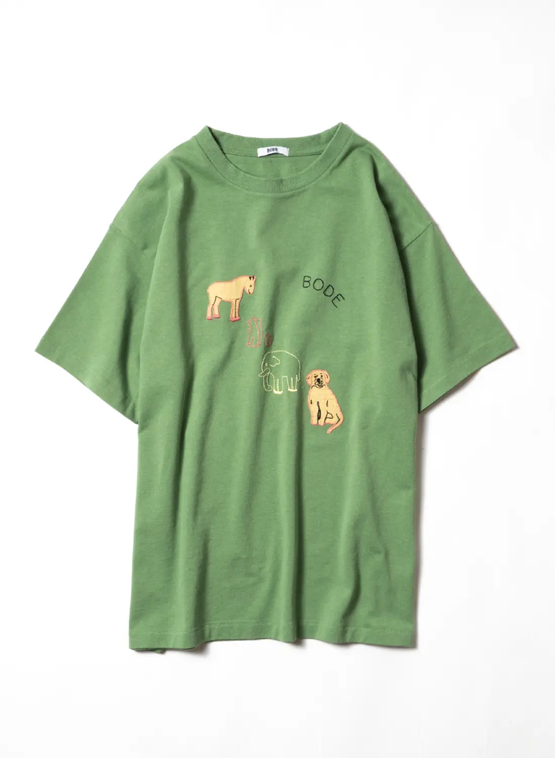 BODE 刺繍ポケット Tシャツ ホワイト BODE（ボーディ）SPORTSMAN PATCH POCKET TEE（スポーツマン