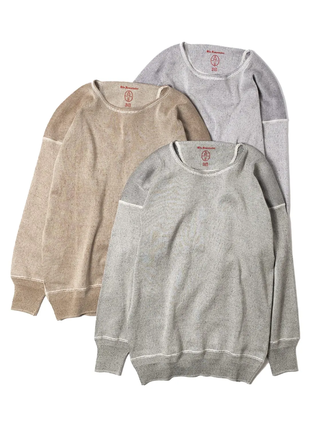 トーステッドココナッツ7袋 オールドホームステッダー Olde Homesteader Interknit Rib Crew