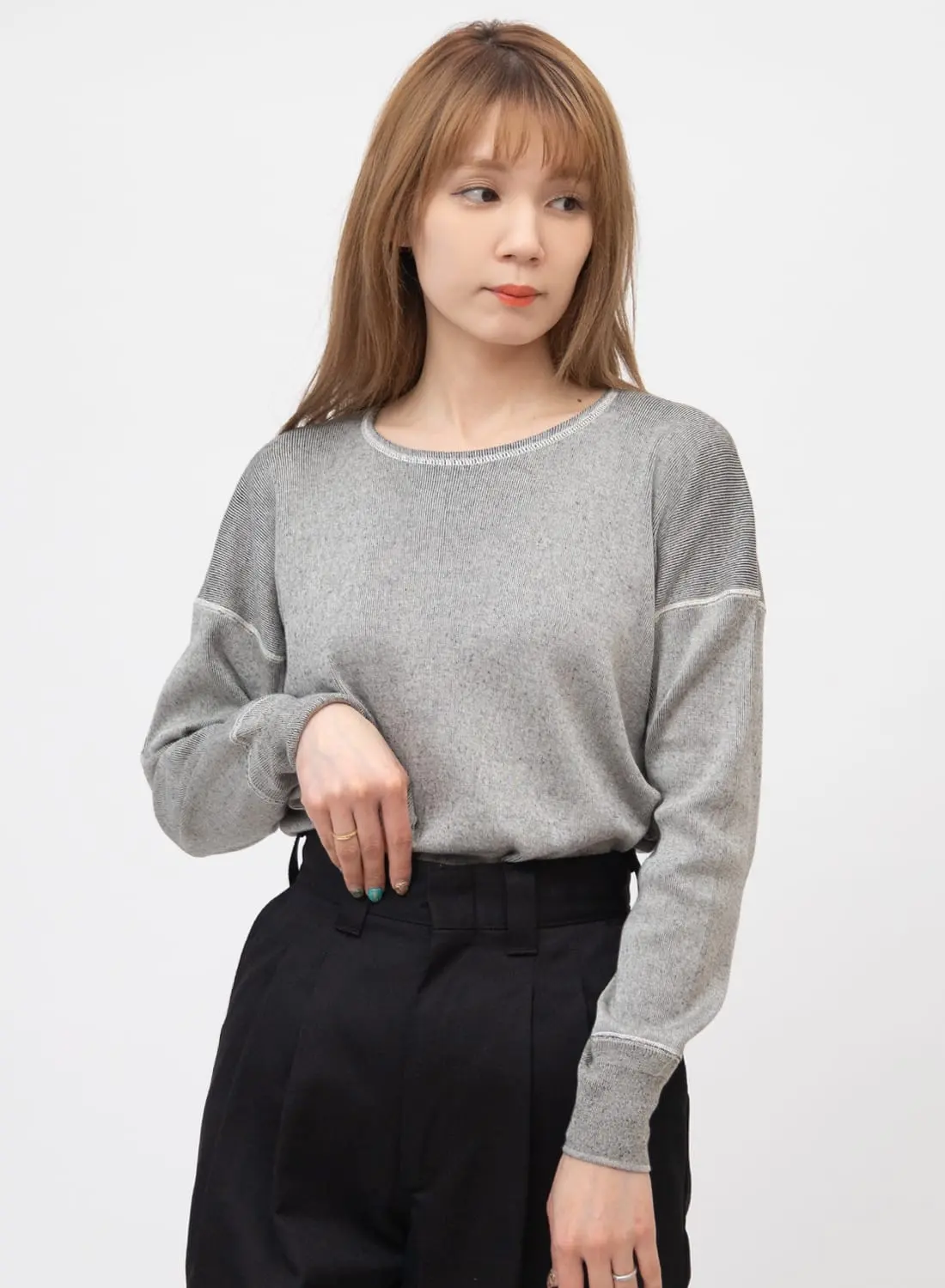 トップス Olde steader 44 Heavy Weight Rib オールドホームステッダー Olde Homesteader Interknit Rib Crew