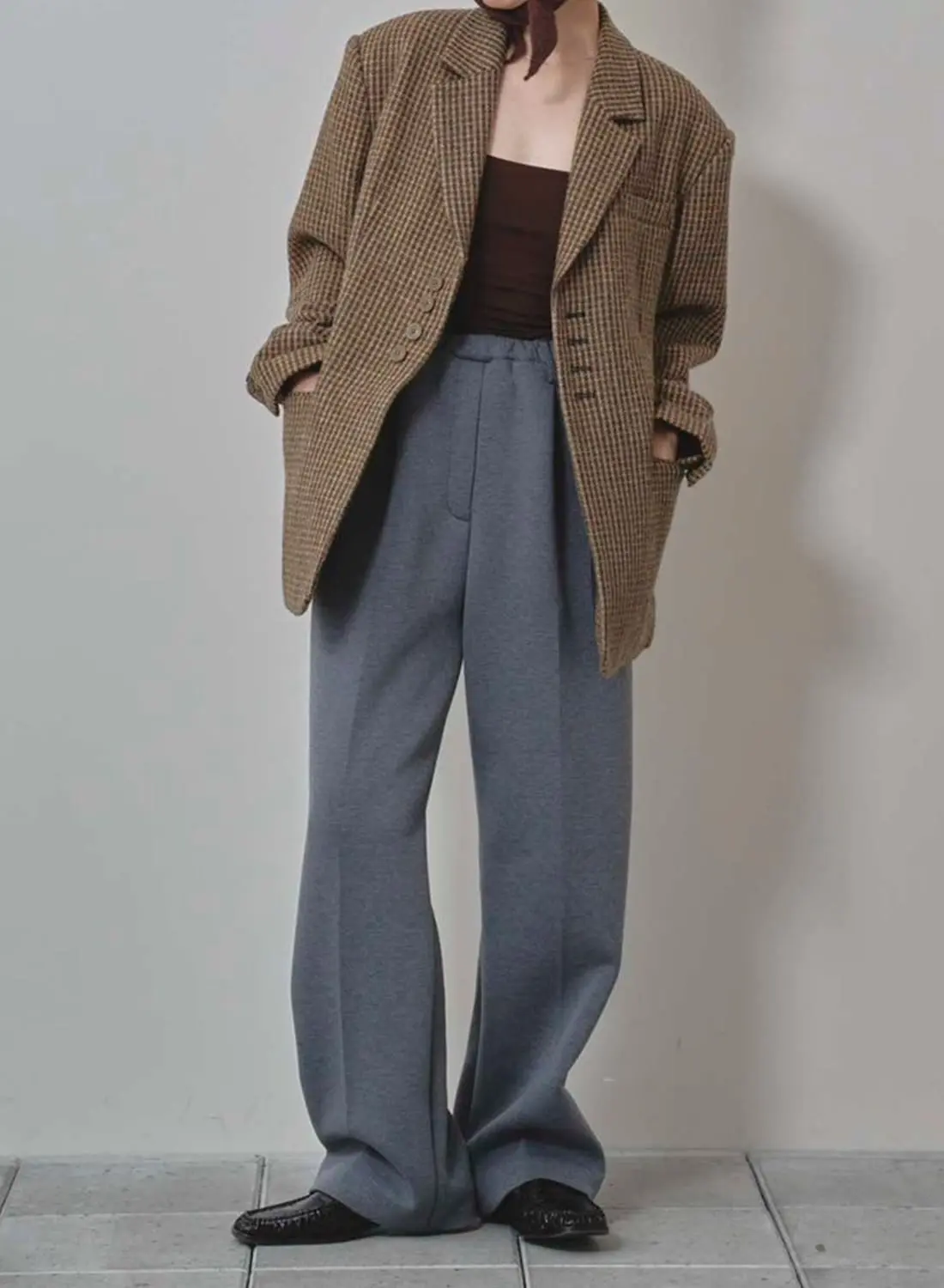 永野芽郁さん着用 Wool100% Check Jacket TODAYFUL - メルカリ