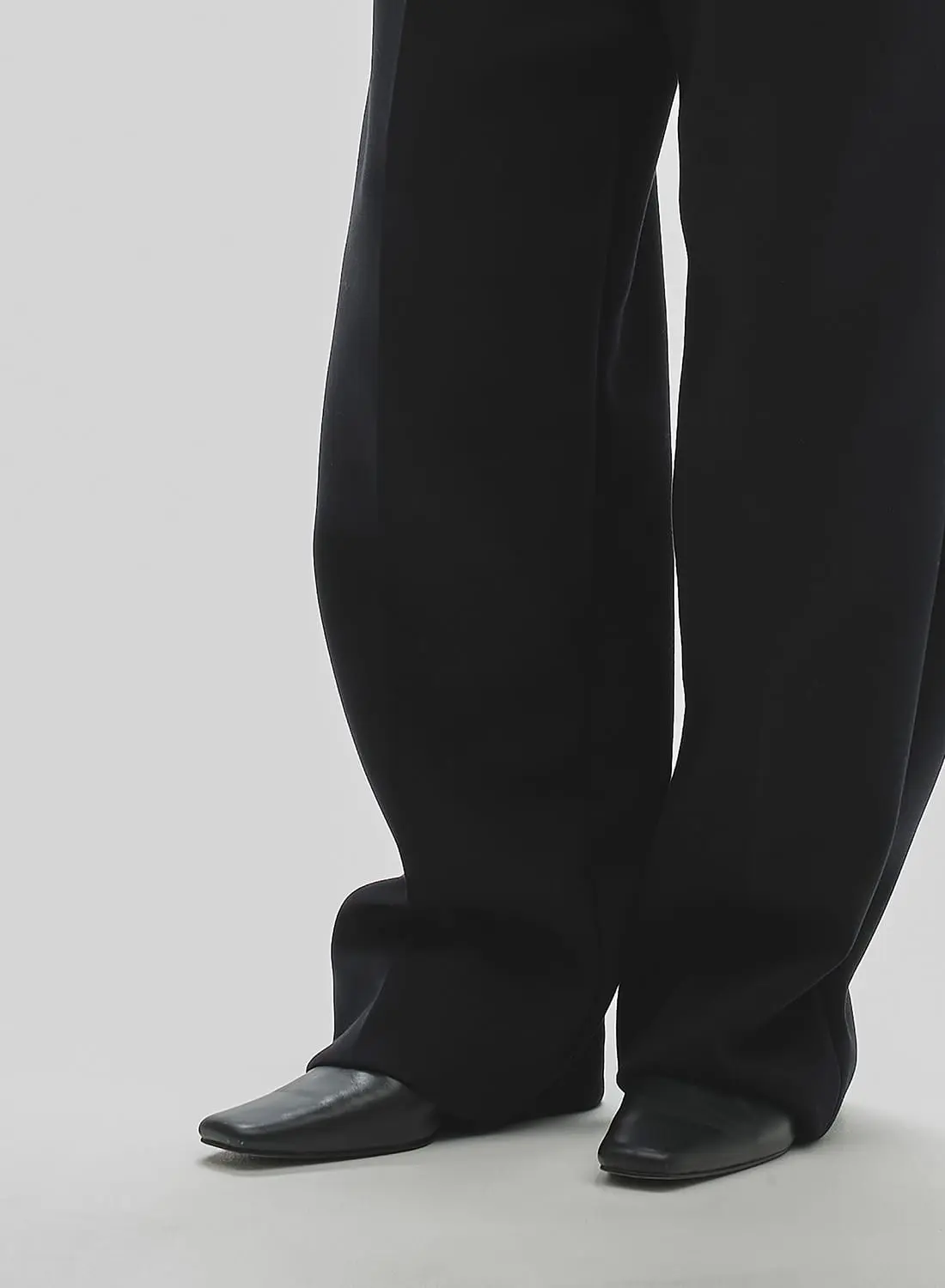 Cushion Easy Trousers ブラック38 Cushion Easy Trousers（フルレングス）｜TODAYFUL（トゥデイ