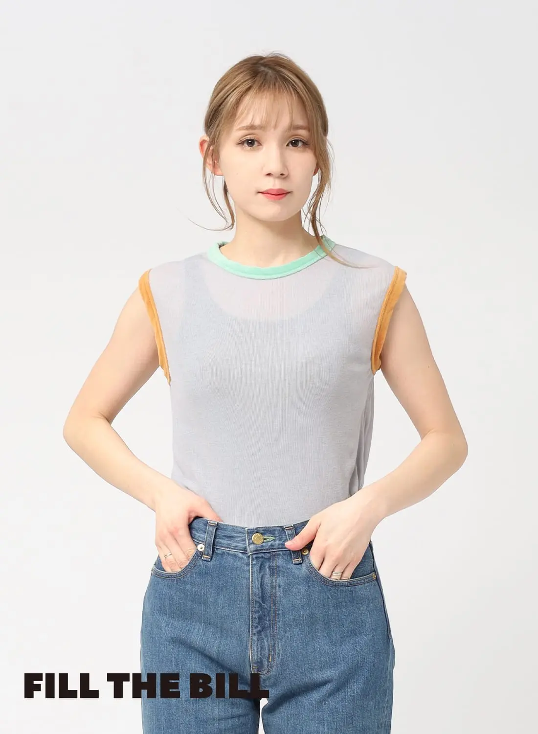 送料無料の商品 FILL TRIM VELOR SLEEVE BILL(フィルザビル)/NO THE シャツ/ブラウス(長袖/七分)
