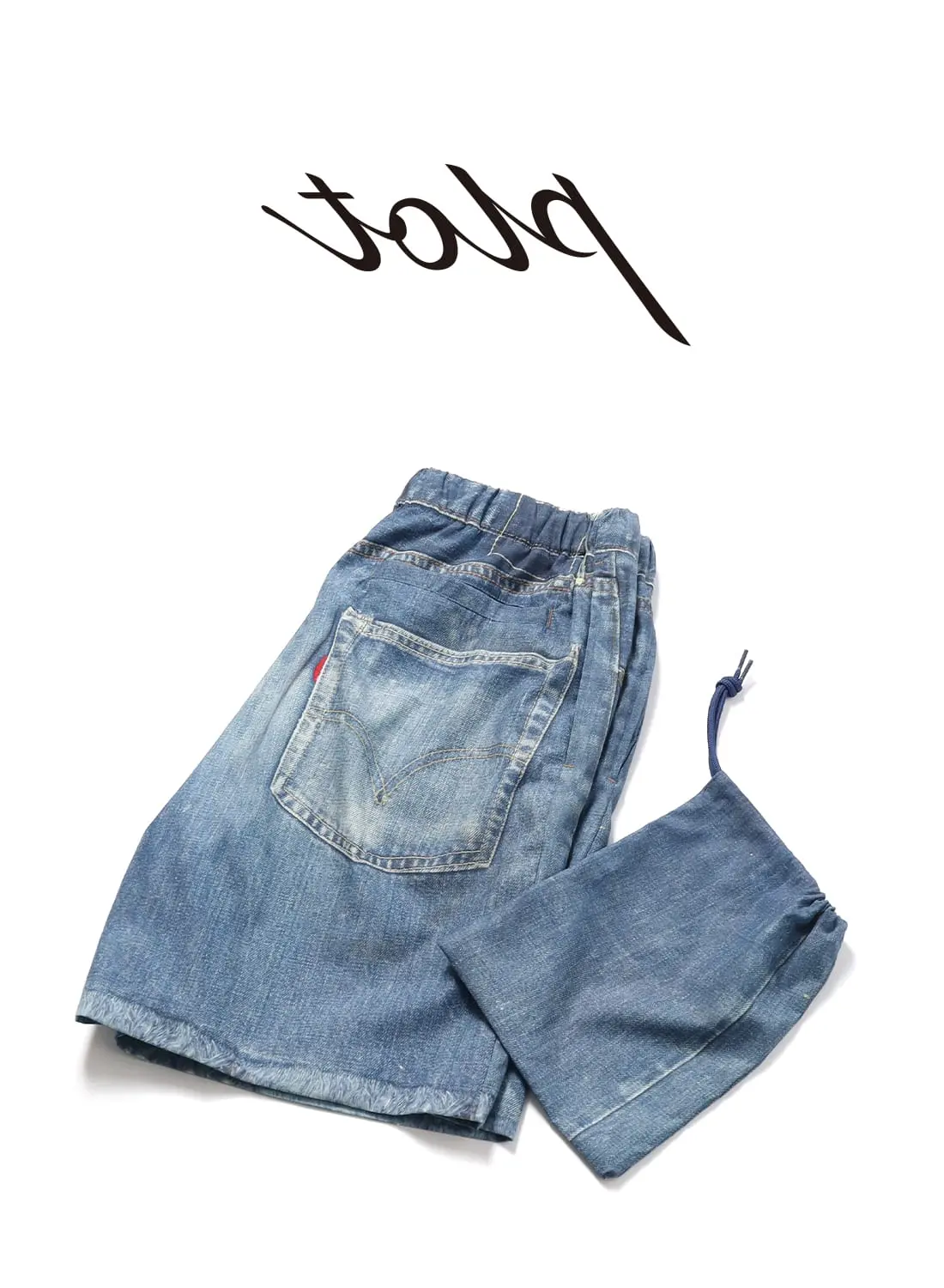 スケールモデル 新作 TOLQ（トルク）Trompe Shorts Swim Denim l'oeil パンツ