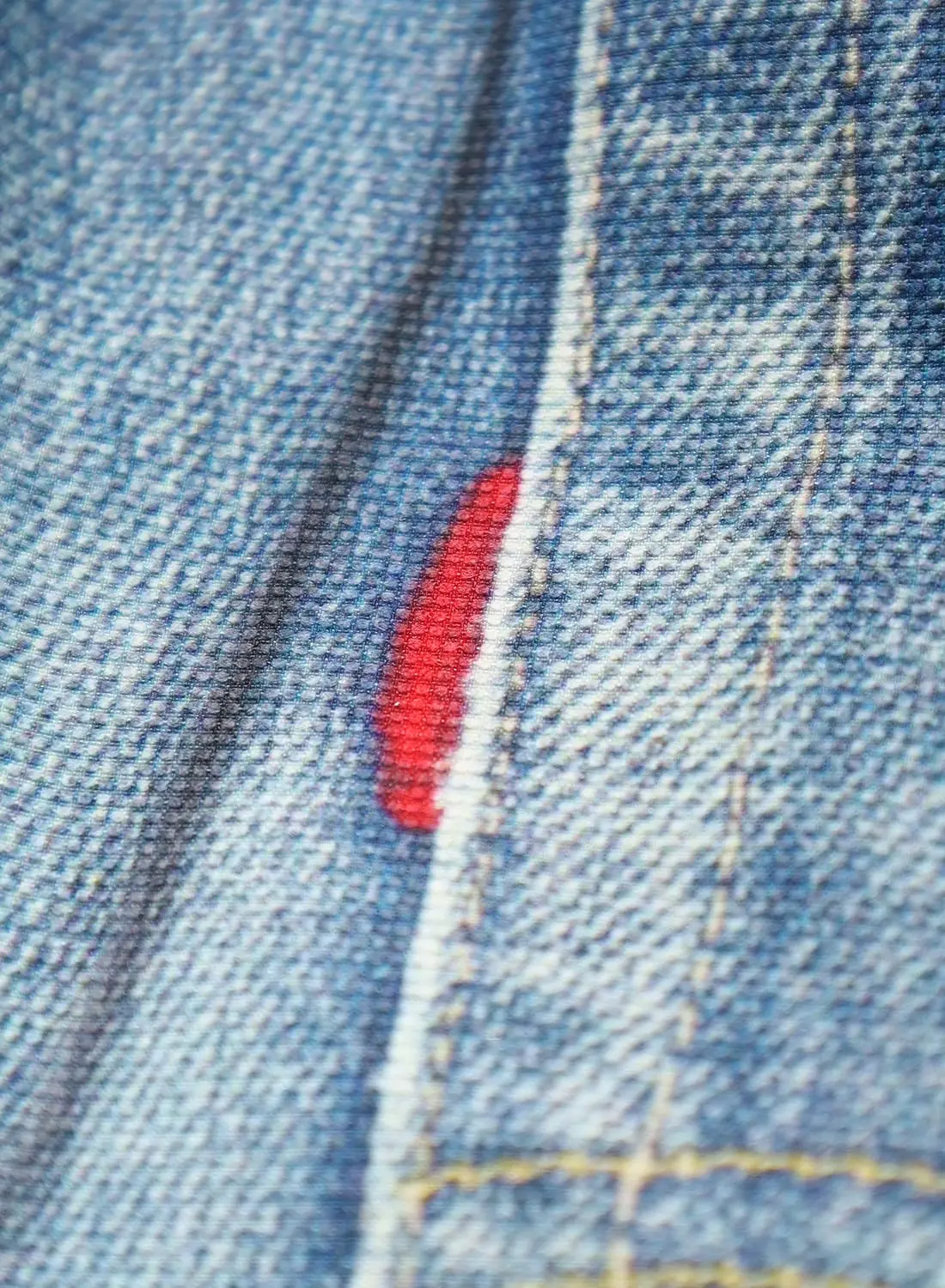 TOLQ（トルク）Trompe l'oeil Denim Swim Shorts