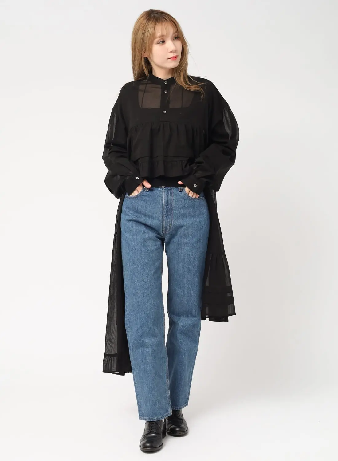 RYU KAGA リュウカガ　チュールスカート　ワンピース WOMEN RYU KAGA Commerbund tulle skirt – _COMES THE SUN