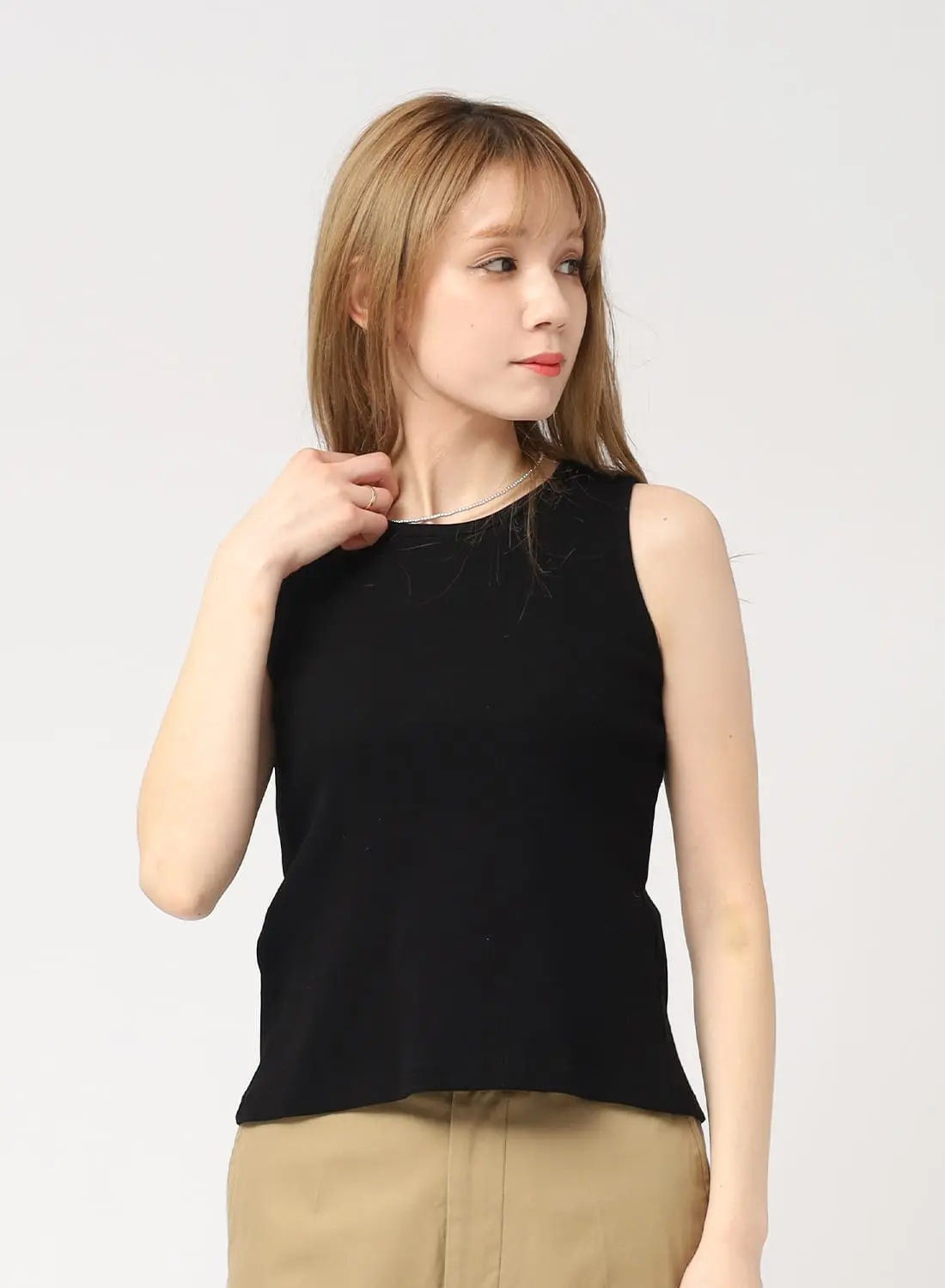 BACK SLIT TANK-TOP|バック スリット タンクトップバック スリット