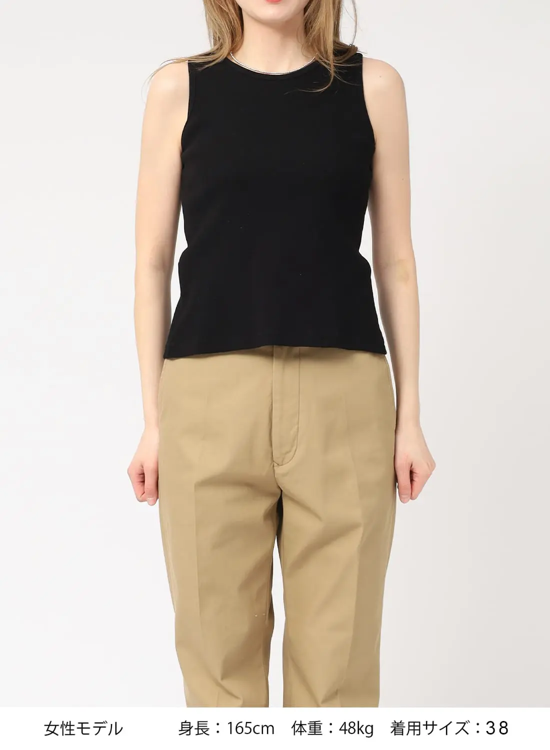 当店在庫してます！ RYU KAGA(リュウ カガ)/Back slit tank-top(バック スリット トップス