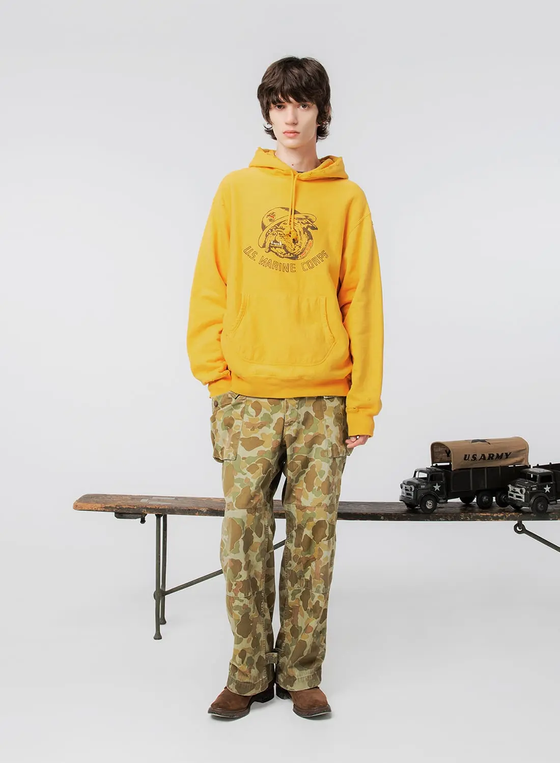 BOW WOW(バウワウ)USMC BULLDOG HOODIE(USMC ブルドッグ