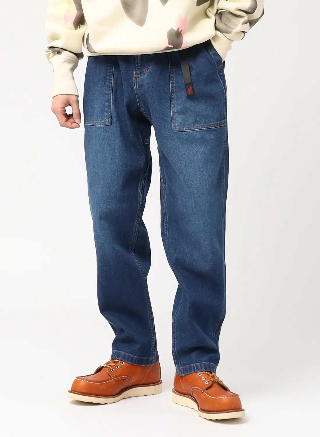 Gramicci（グラミチ）STRETCH DENIM LOOSE TAPERED RIDGE PANT