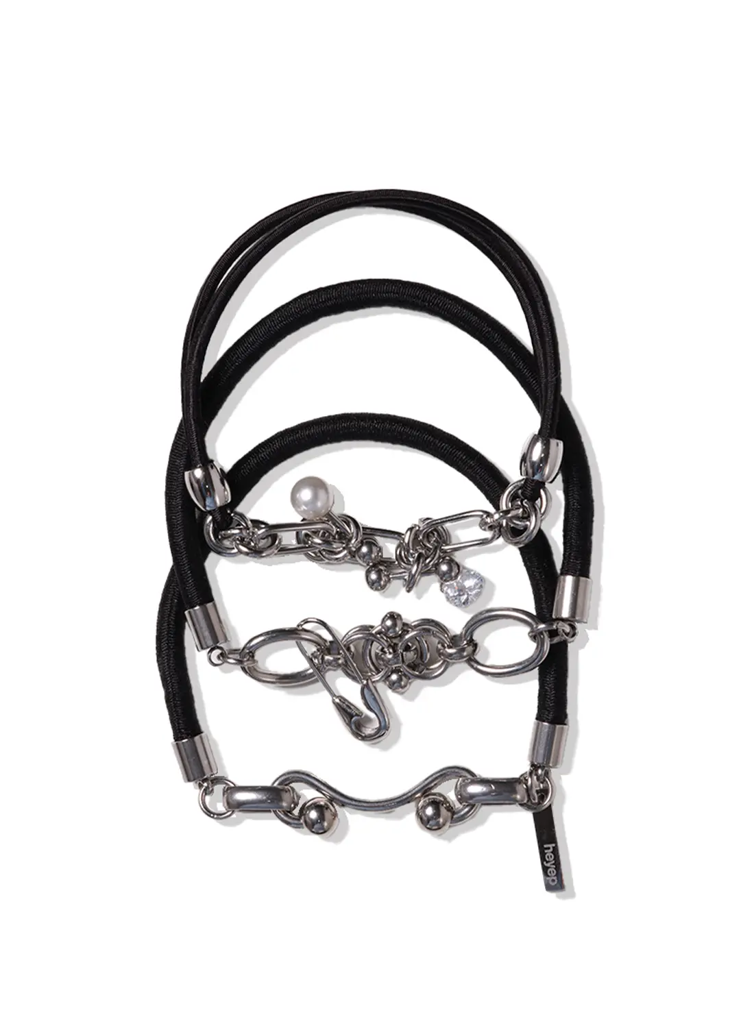 セット３個ヘアゴム heyep(ヘイップ) Charms Hair Ties 3 Piece Set(チャーム