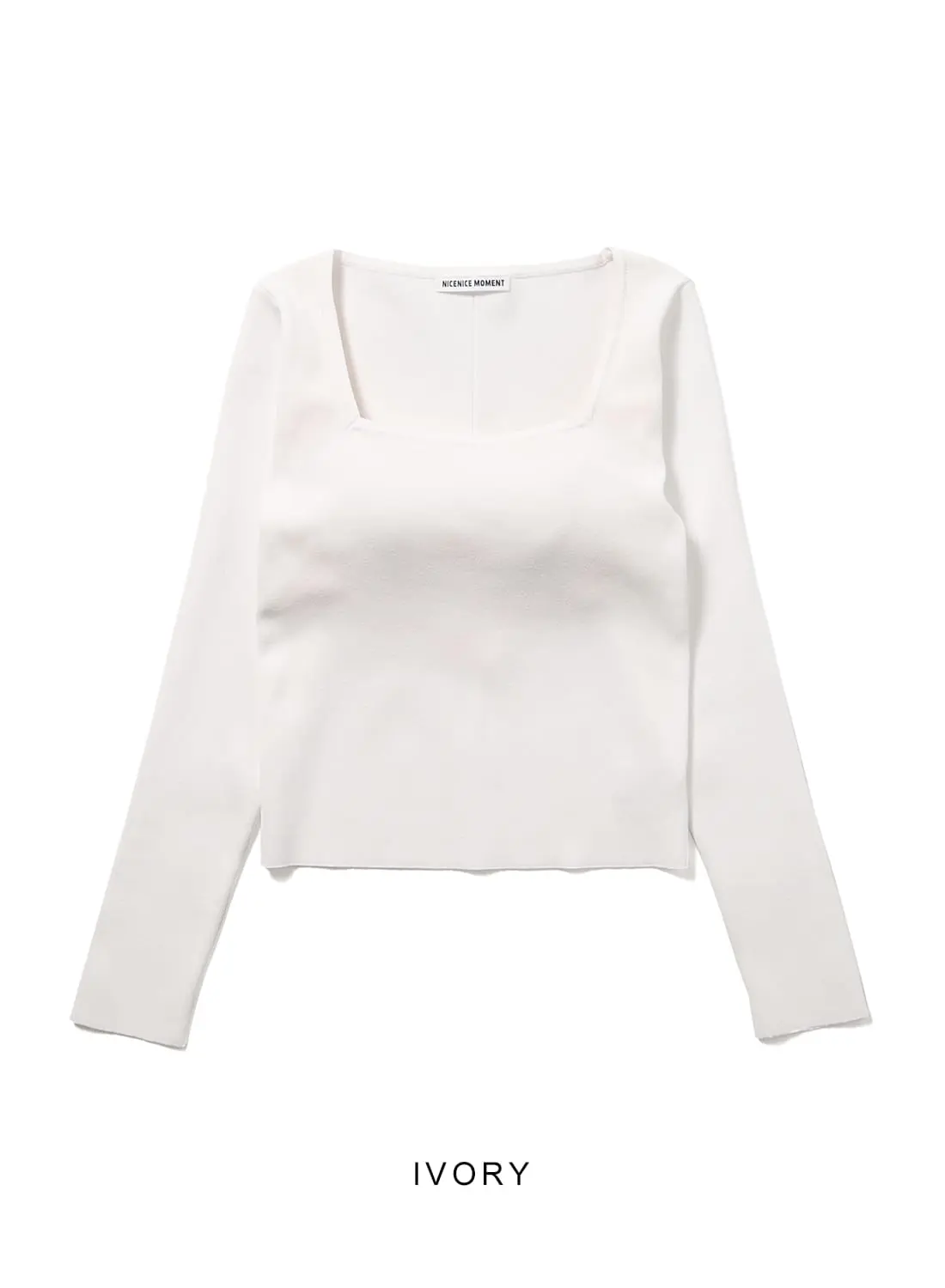 NICENICE MOMENT(ナイスナイス モーメント)/SQUARE NECK SHELL