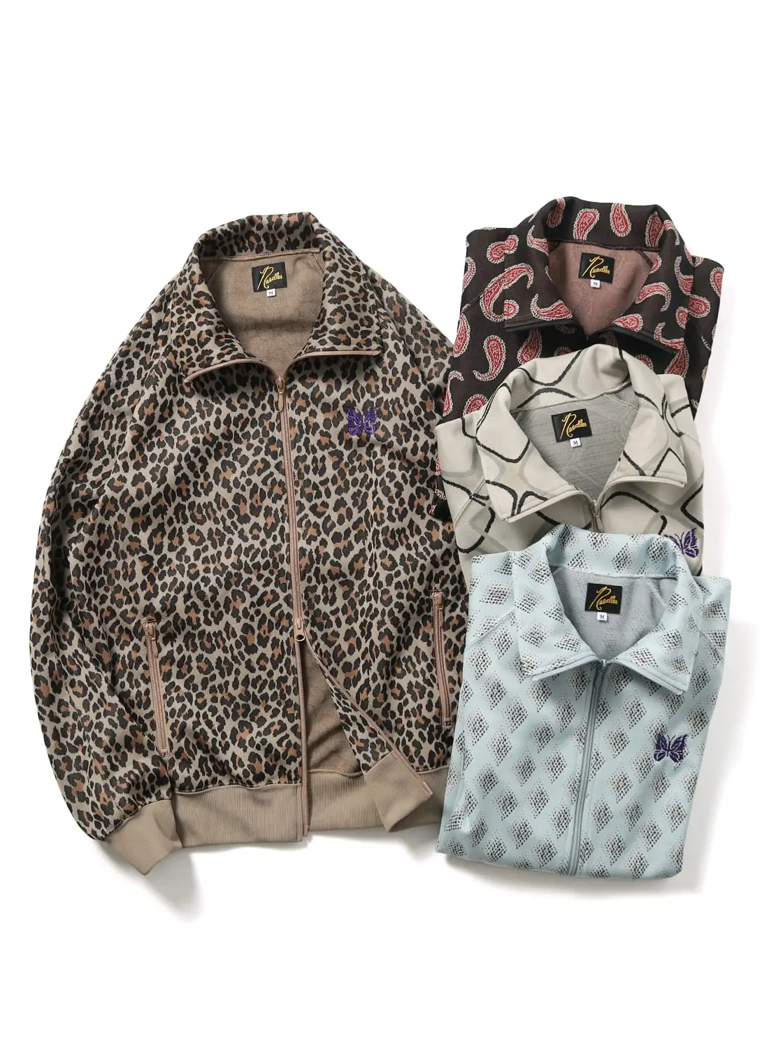 NEEDLES 24SS track jacket ジャガード size:L NEEDLES(ニードルズ)TRACK JACKET - POLY JQ.(トラック