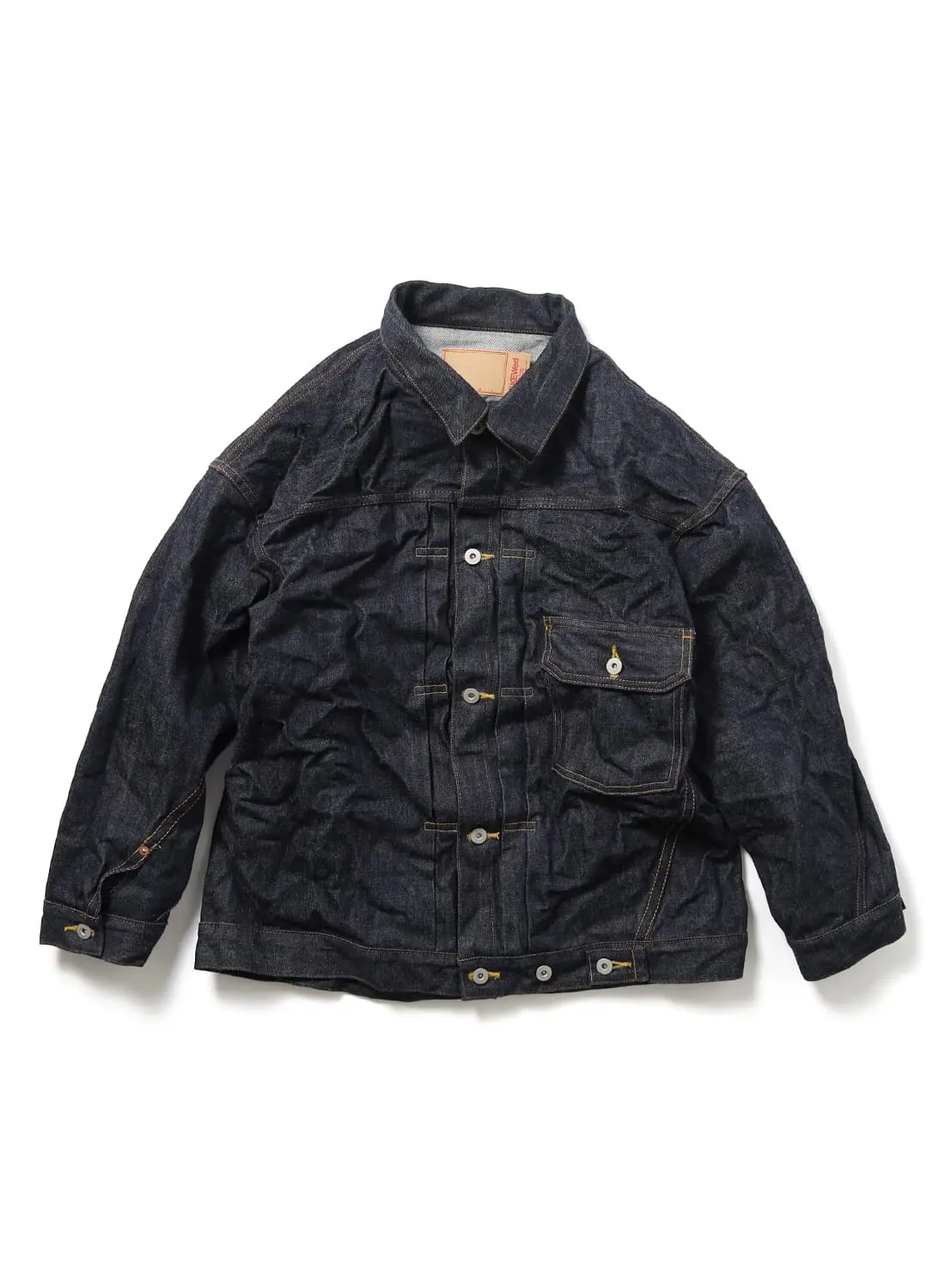 ALL RUNS（オールランズ）の「△PATCHWORK STITCH DENIM JACKET