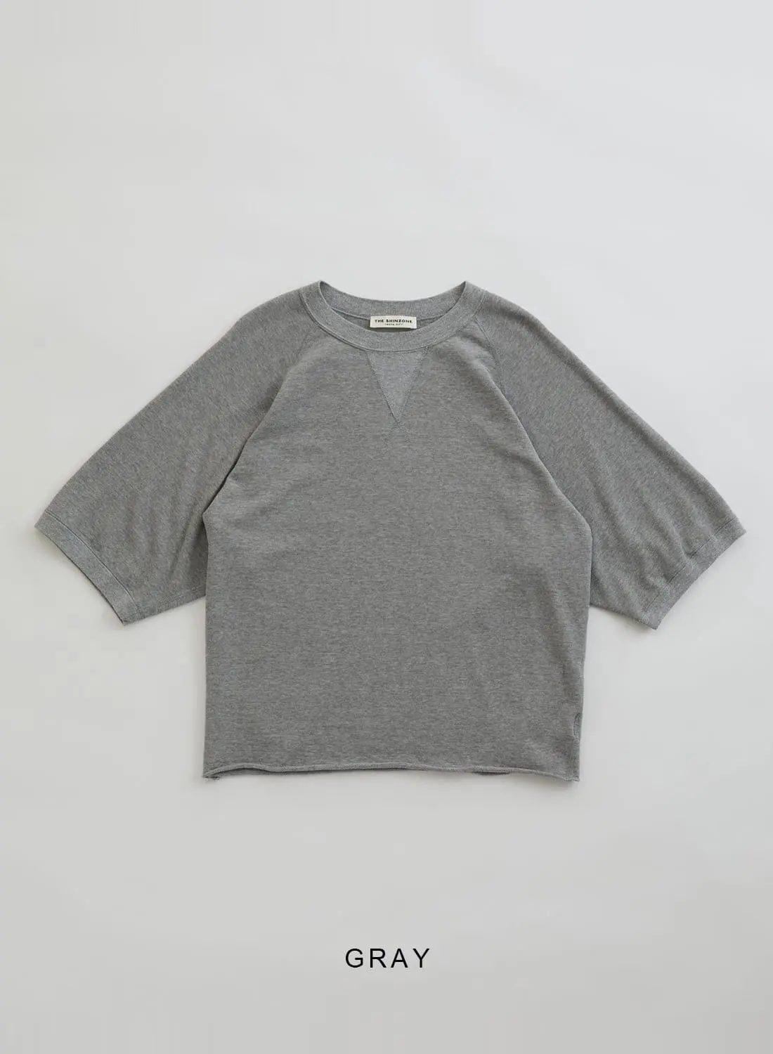 Shinzone(シンゾーン)/INLAYED HALF SLEEVE TEE(ハーフ スリーブ