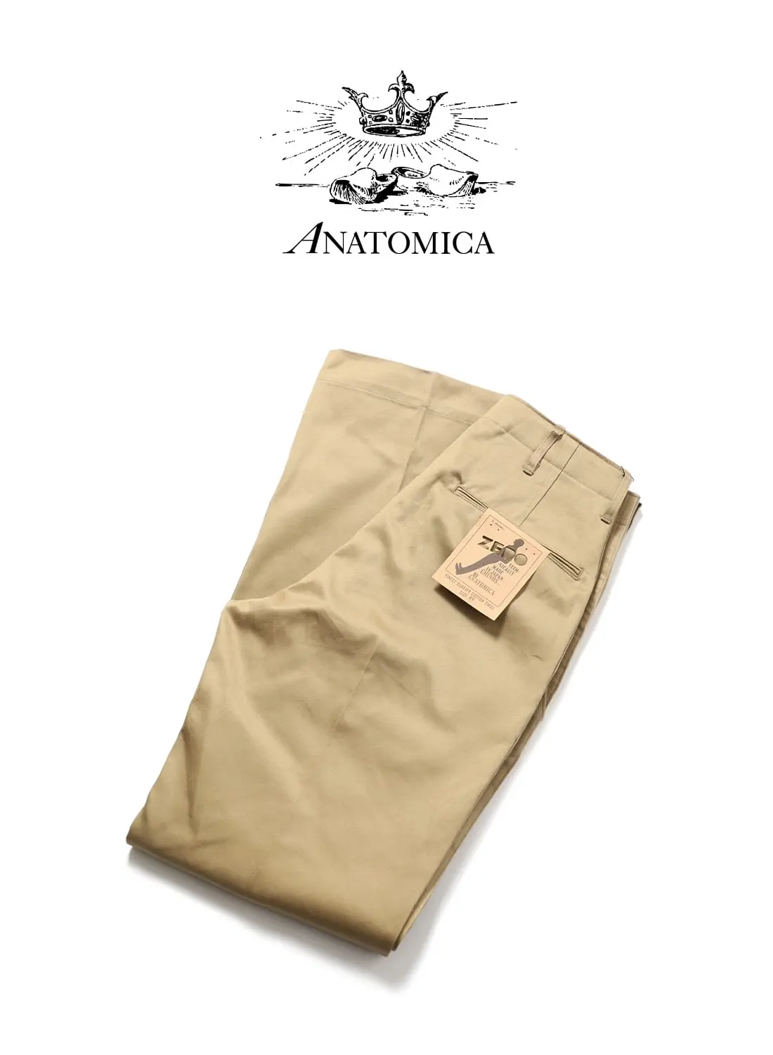 【格安saleスタート】 ANATOMICA（アナトミカ）CHINO ZERO（チノ ゼロ）25SS チノパン ジャケット・アウター